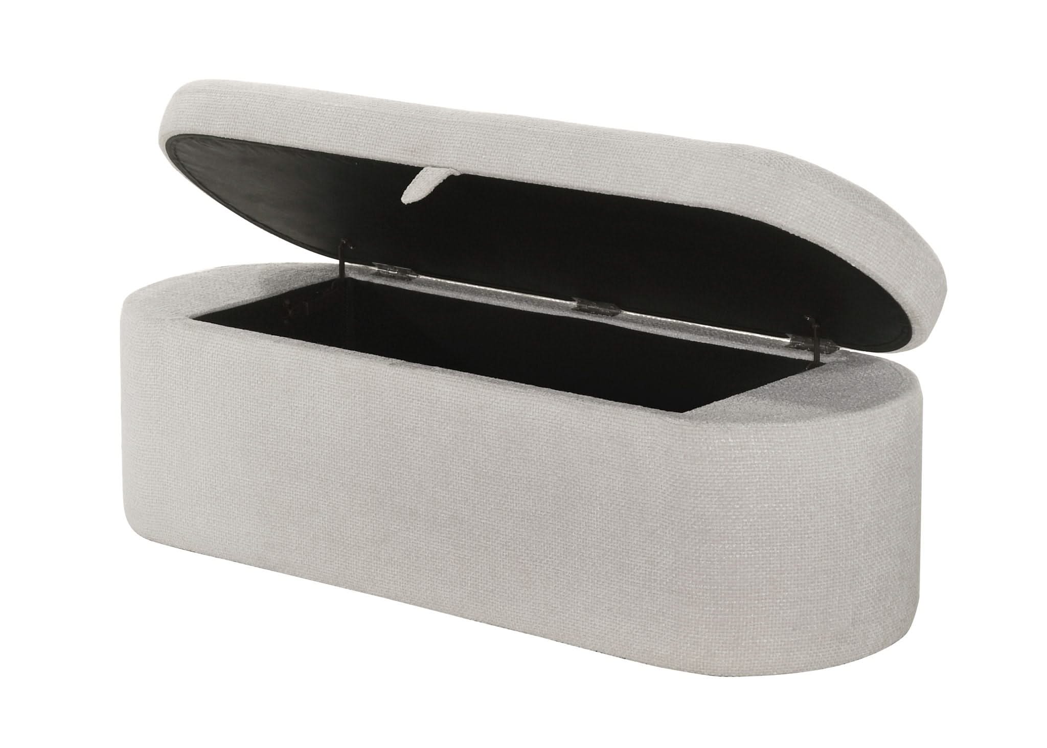 Philipa - Storage Bench - Oatmeal Tweed - Image 4