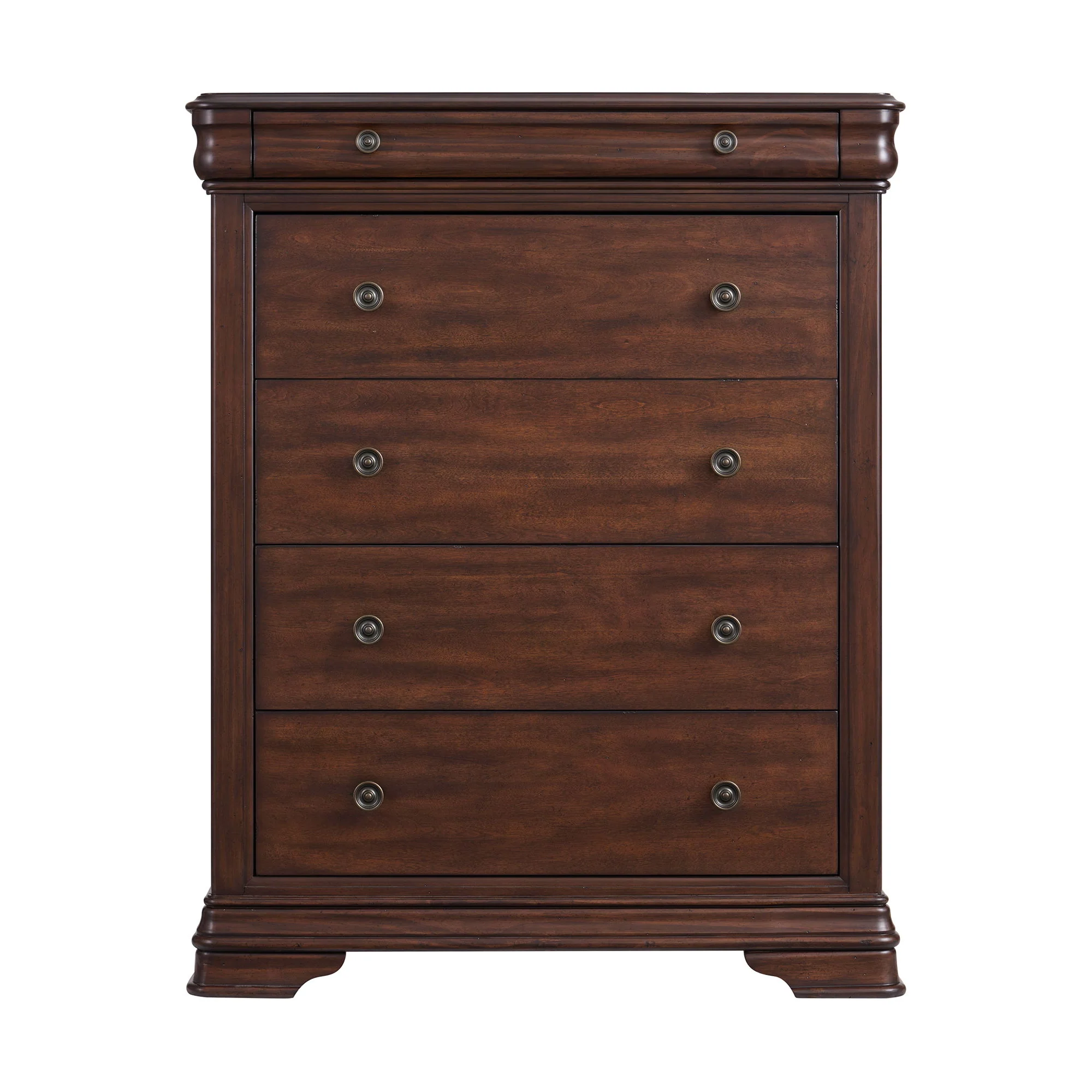Phillipe - 5-Drawer Chest - Cherry - Image 4