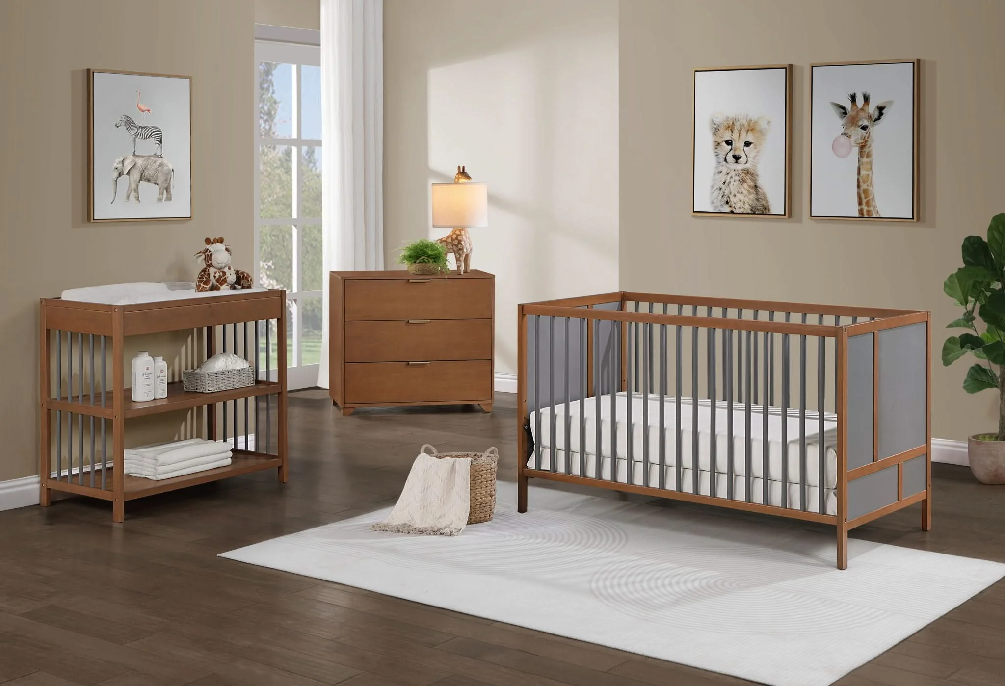 Pixie Finn - 3-in-1 Crib - Walnut - Image 2
