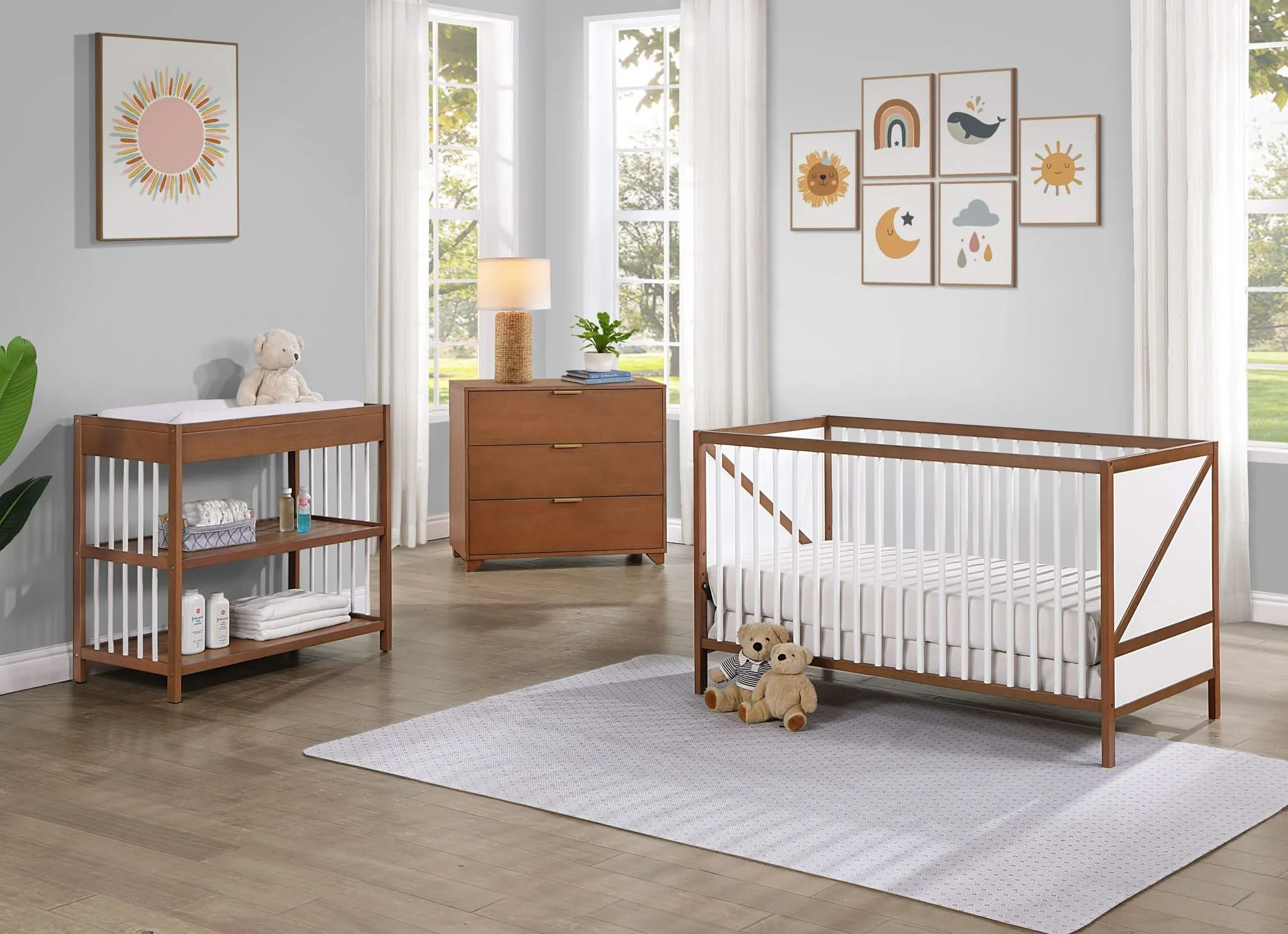 Pixie Zen - 3-in-1 Crib - Walnut - Image 4