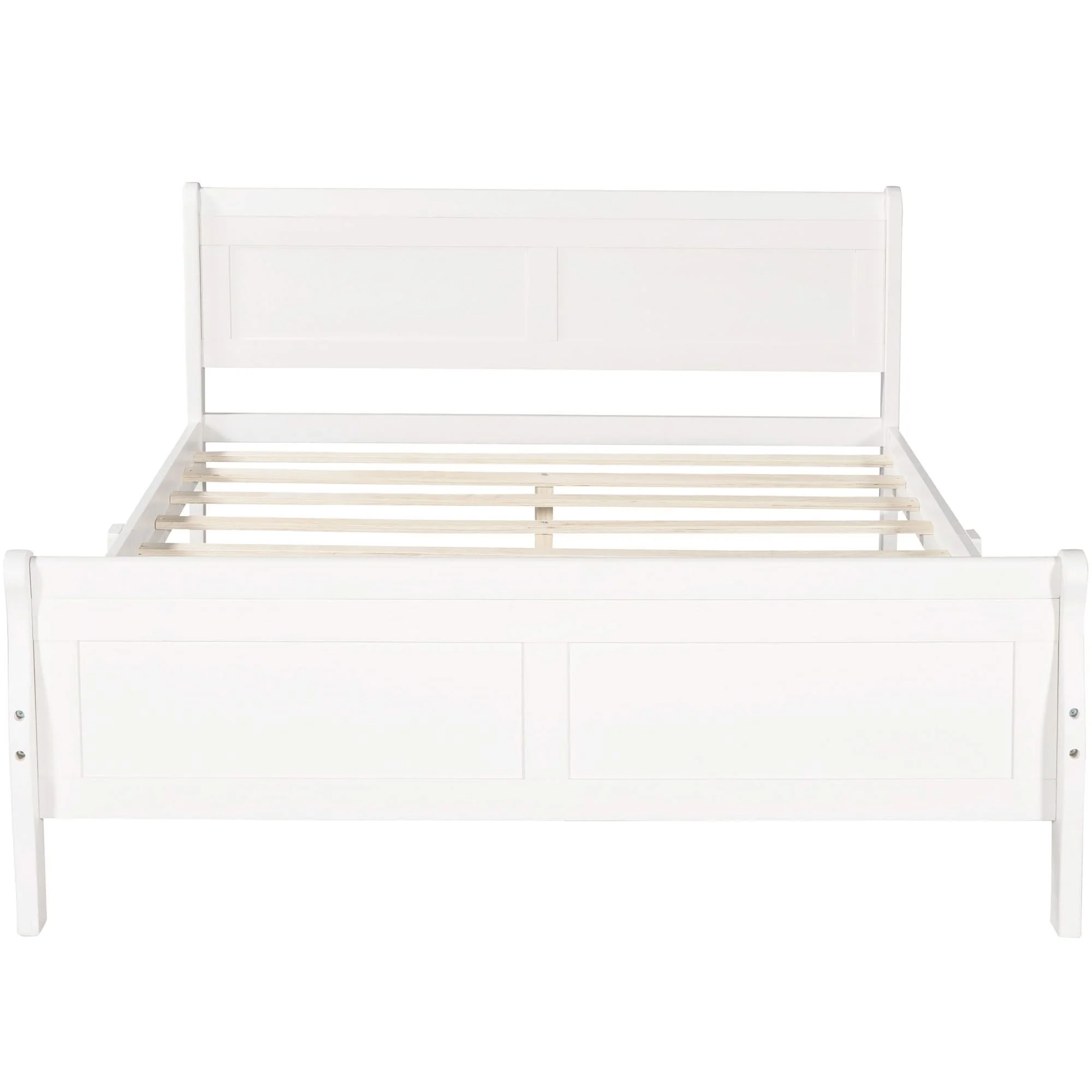Platform Bed Frame Mattress Foundation Sleigh Bed With Headboard / Footboard / Wood Slat Suppor - Image 20