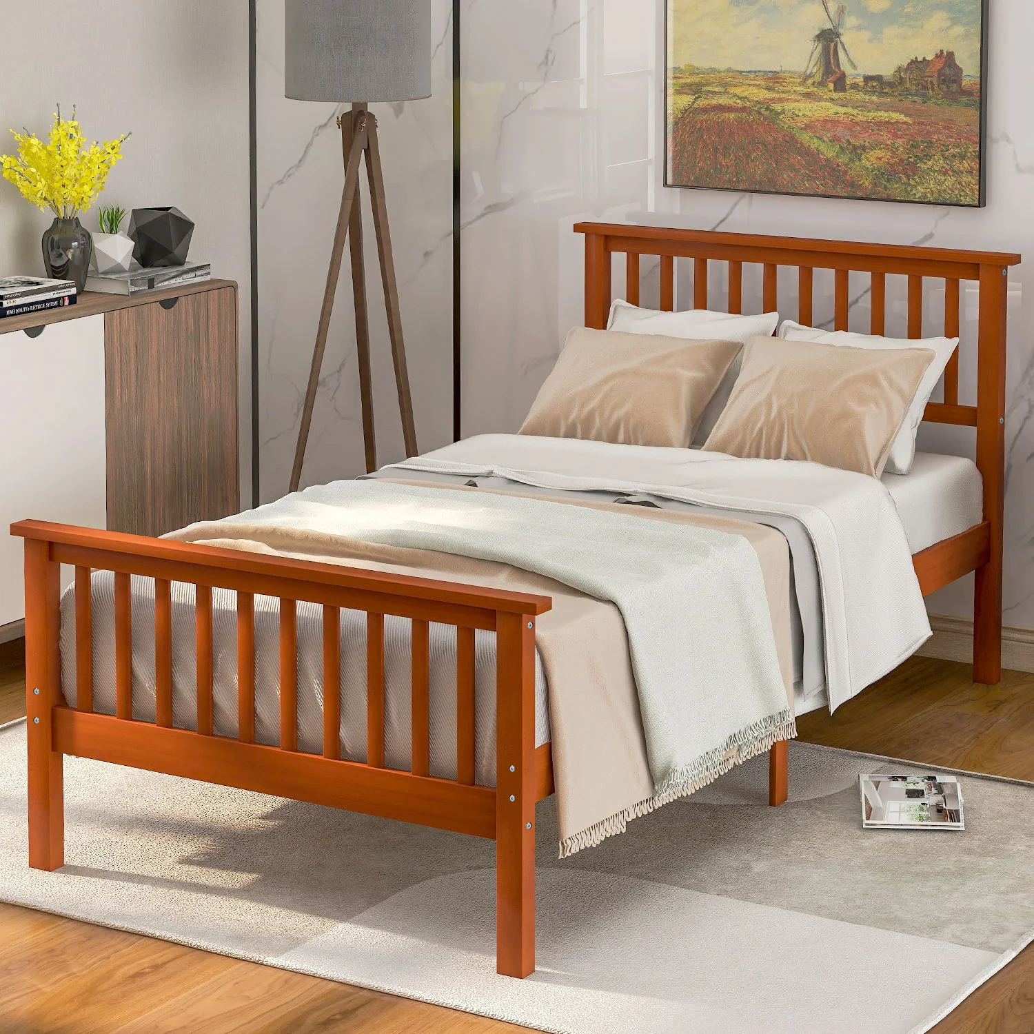 Platform Bed With Headboard And Footboard - Image 4