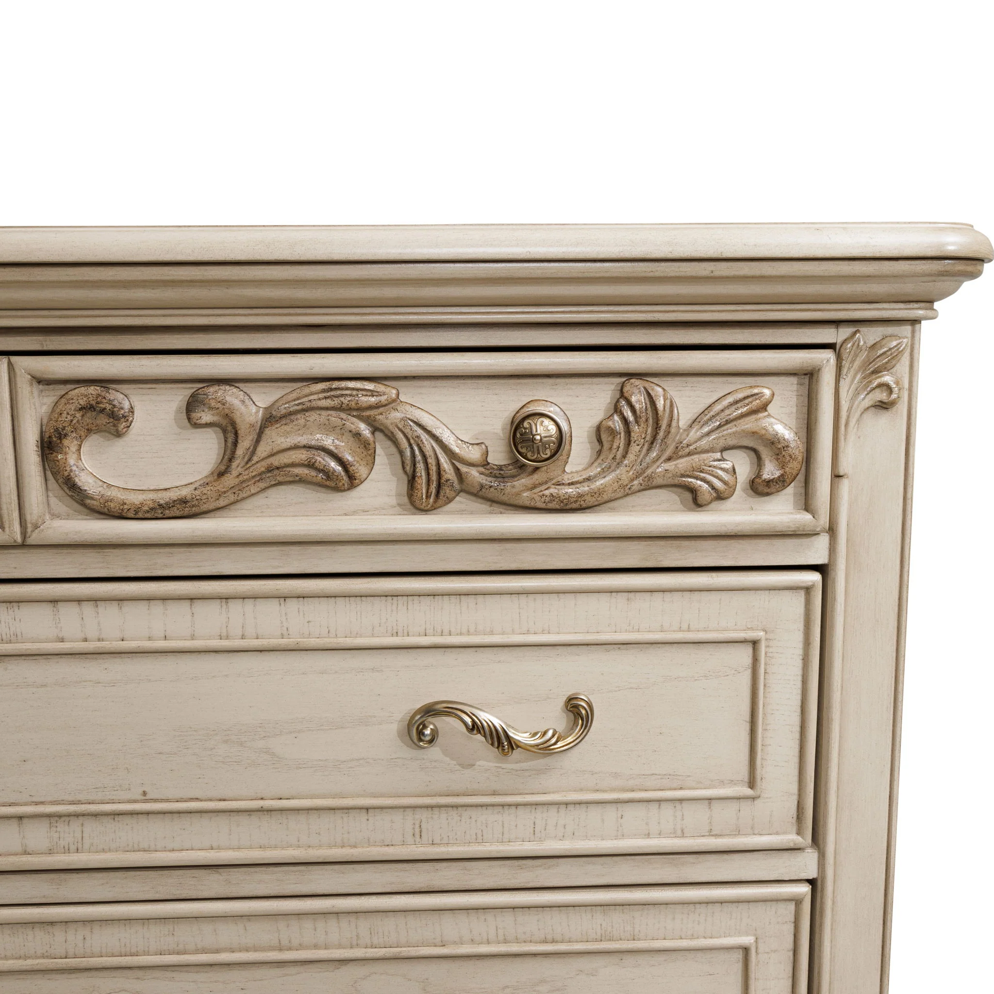 Platine de Royale - 6-Drawer Chest - Champagne - Image 2