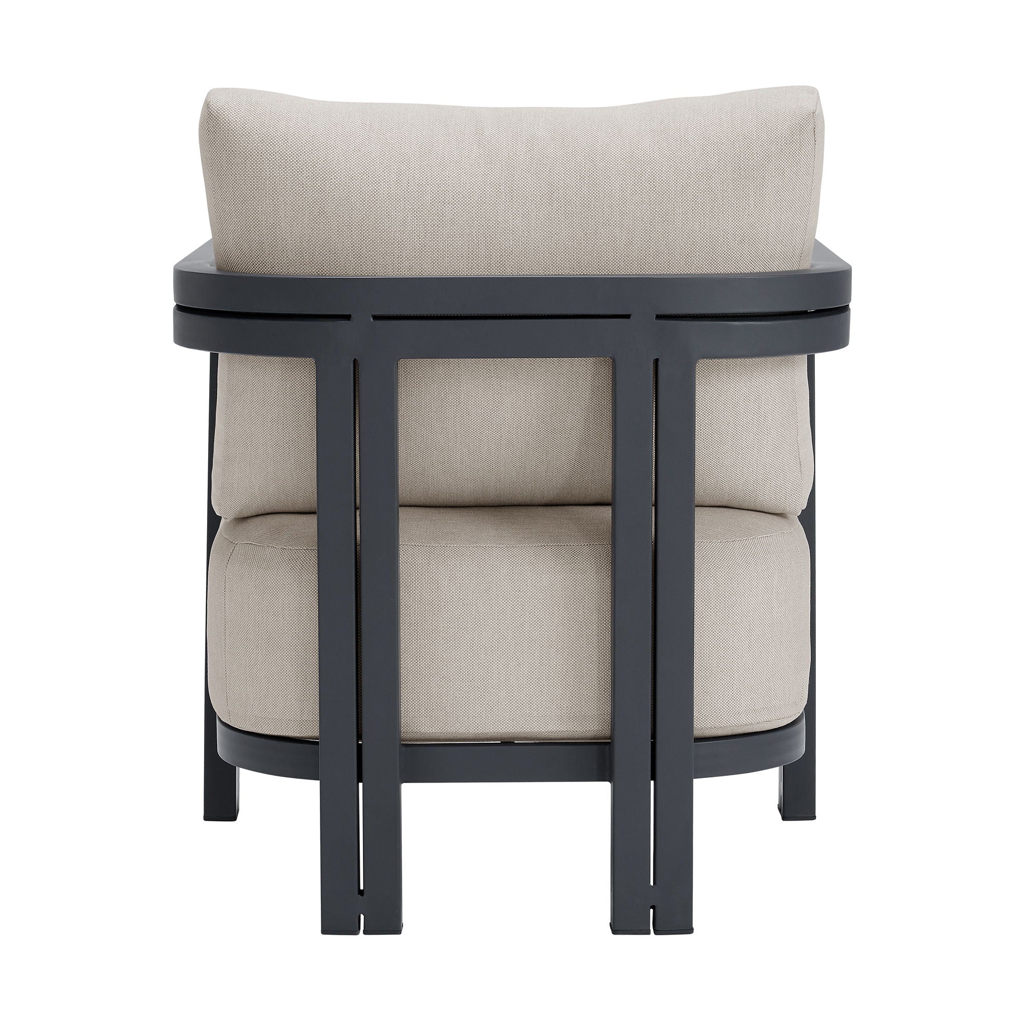 Playa - Chair (Set of 2) - Dark Gray / Beige - Image 2