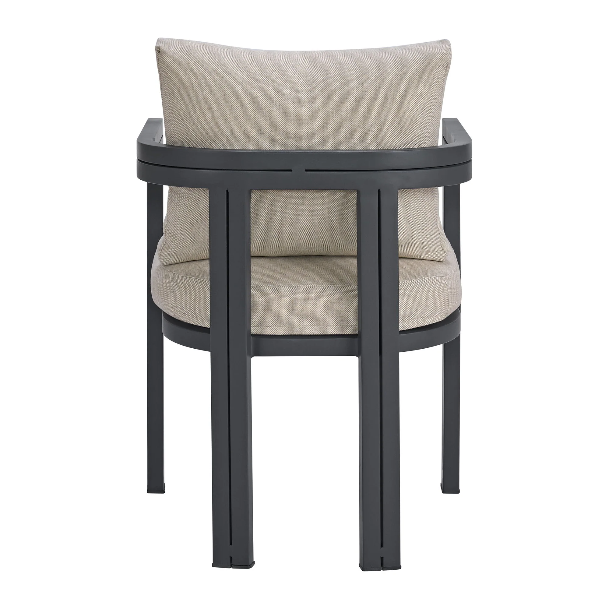 Playa - Dining Chair (Set of 2) - Dark Gray / Beige - Image 2