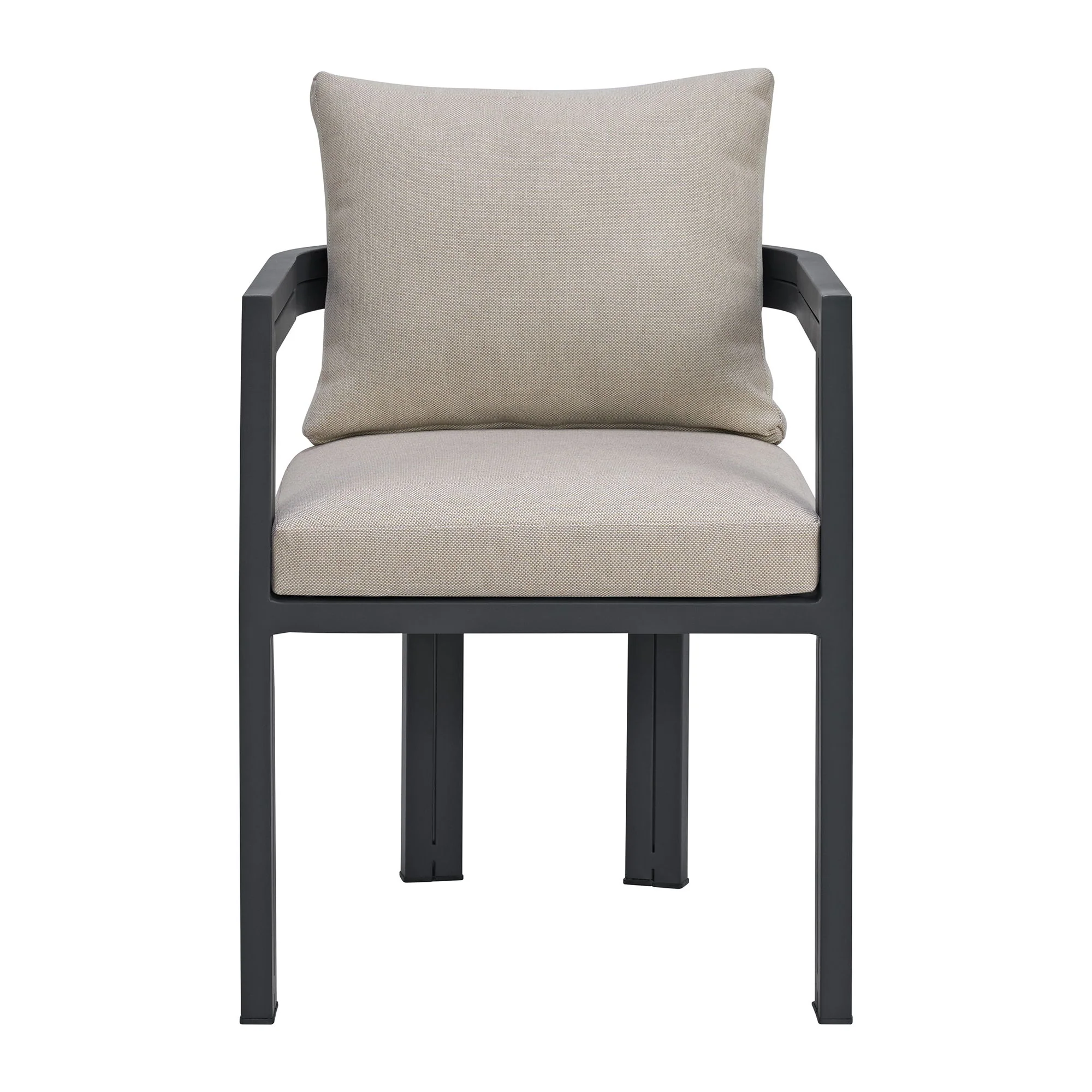 Playa - Dining Chair (Set of 2) - Dark Gray / Beige - Image 4