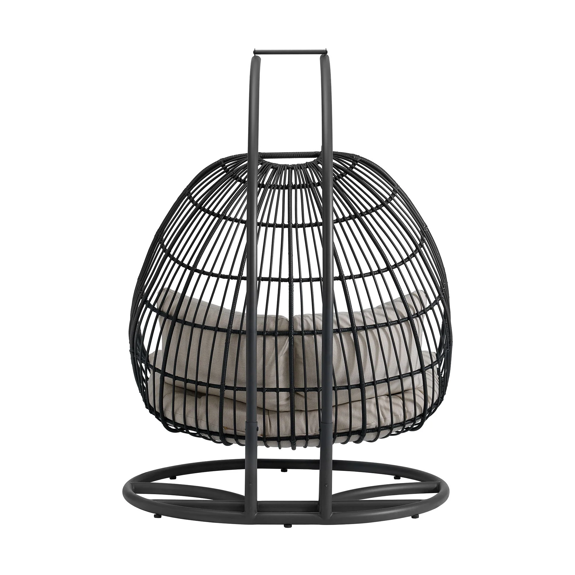 Playa - Double Swing Chair Complete - Dark Gray - Image 3