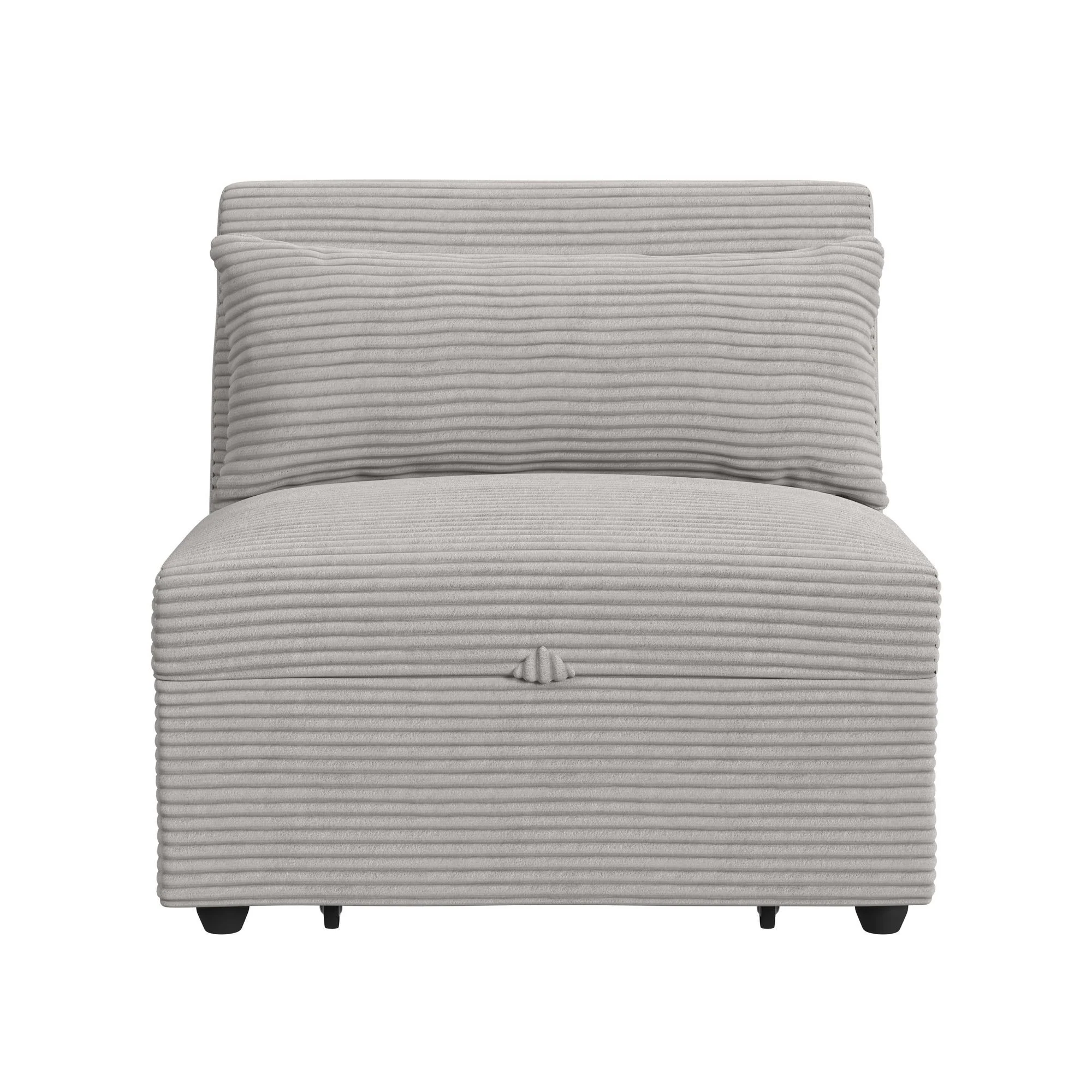 Pluto - Chair With Kidney Pillow, Klik Klak And Pop Up - Coronado Gray - Image 2