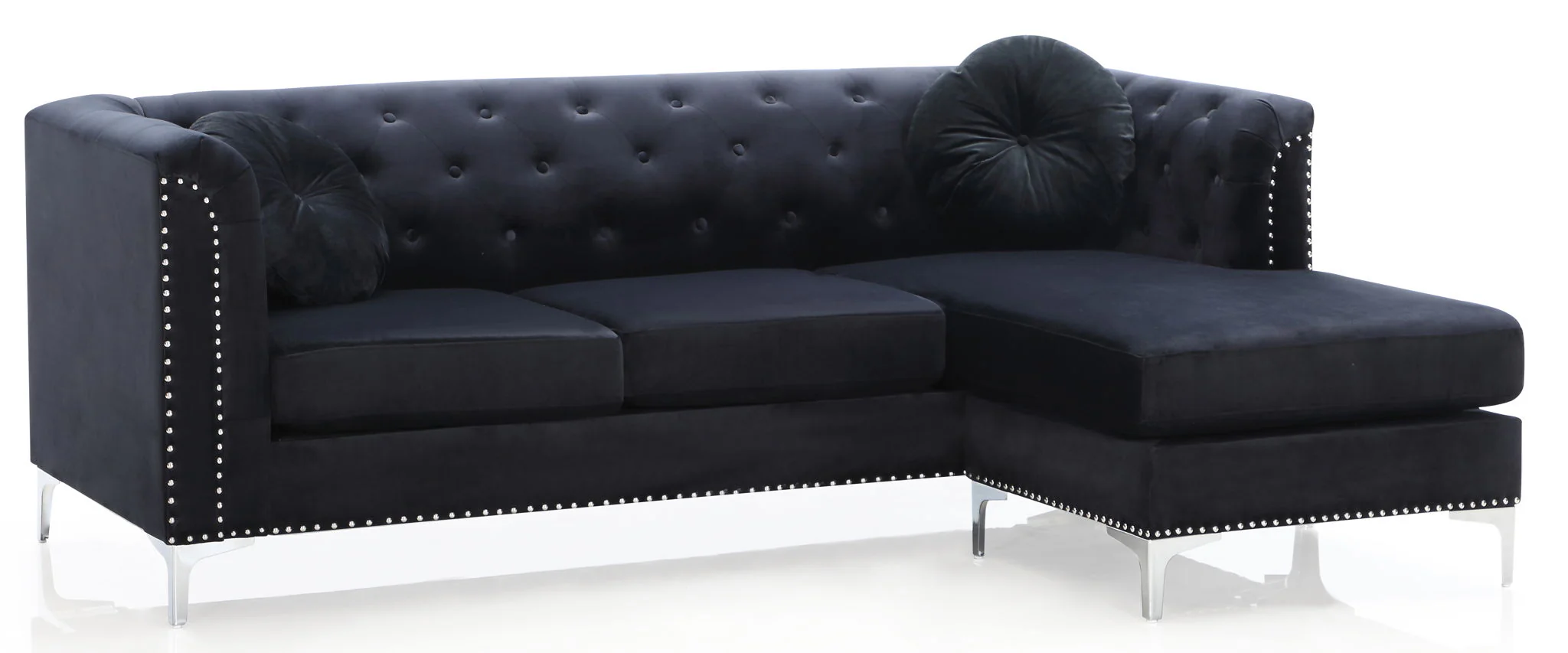 Pompano - Micro Suede Sofa Chaise - Image 3