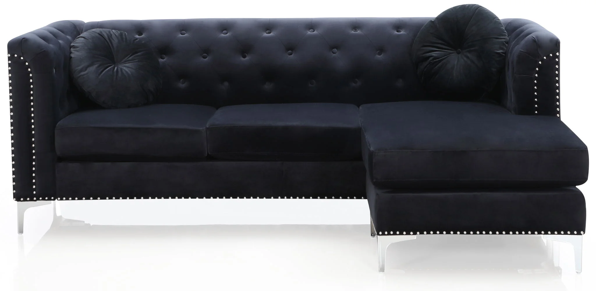 Pompano - Micro Suede Sofa Chaise - Image 4