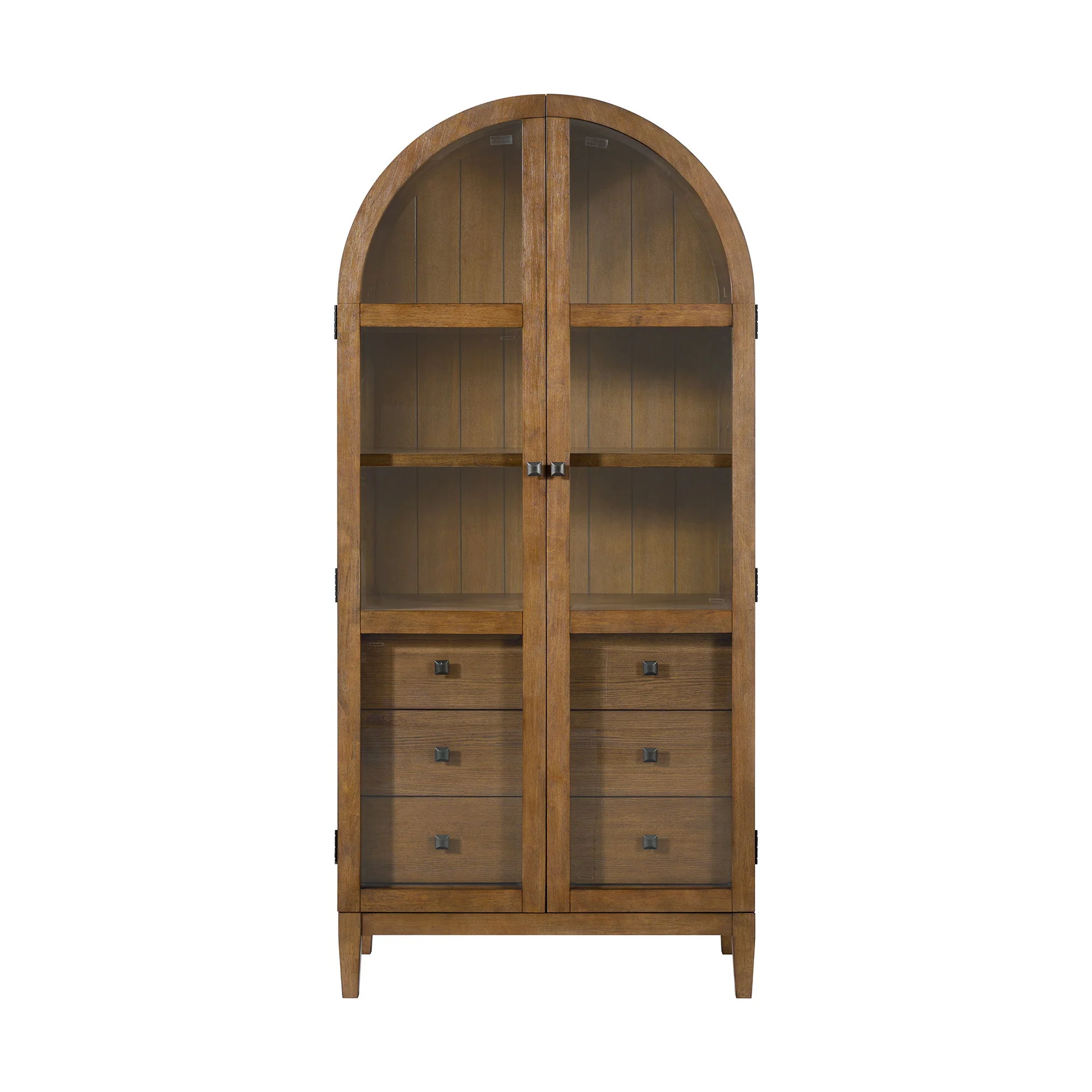 Portico - Display Cabinet - Brown Oak - Image 2