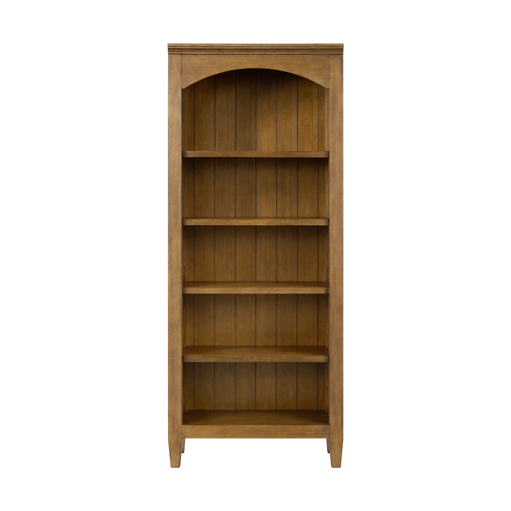 Portico - Open Bookcase - Brown Oak - Image 2