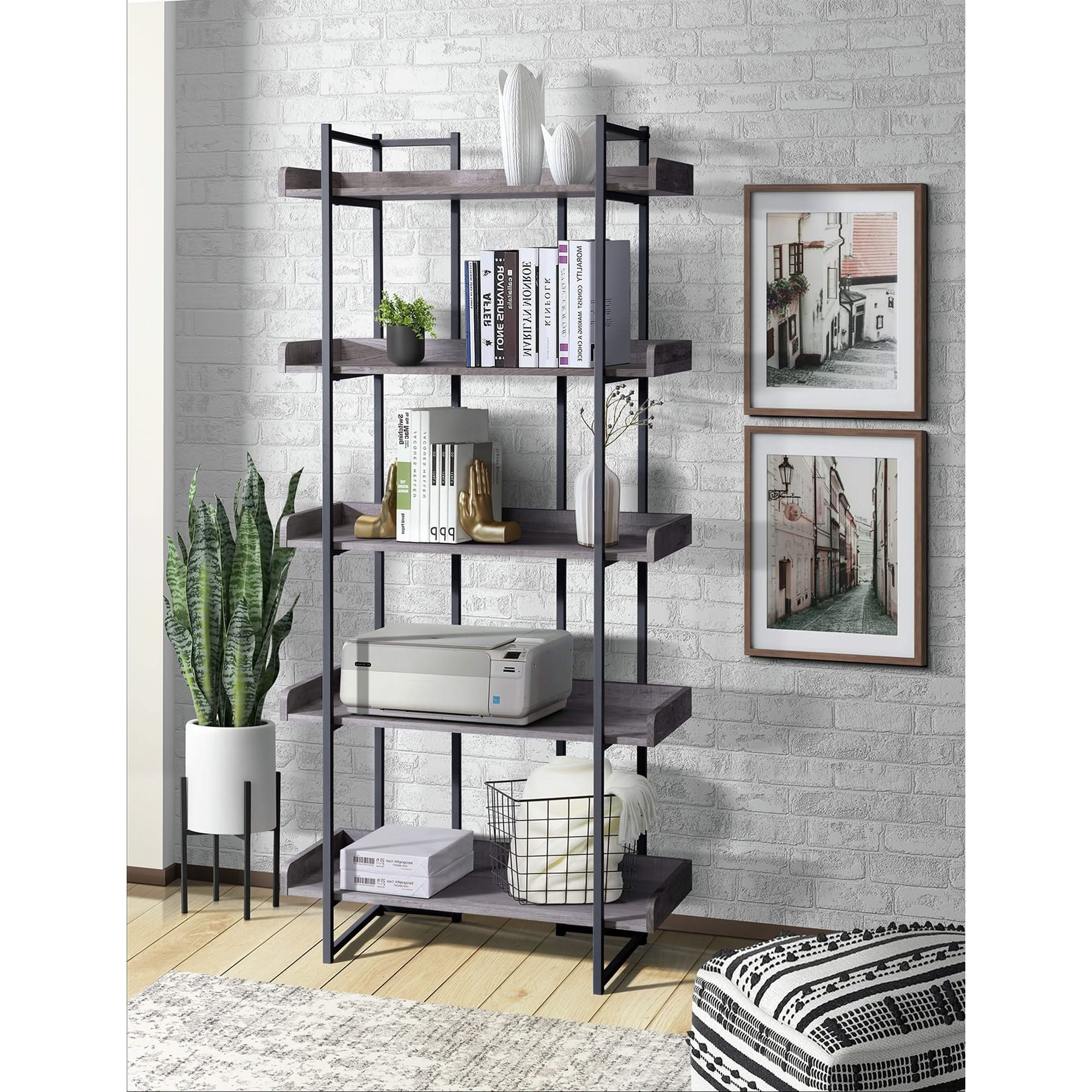 Preston - Bookshelf - Gray - Image 3
