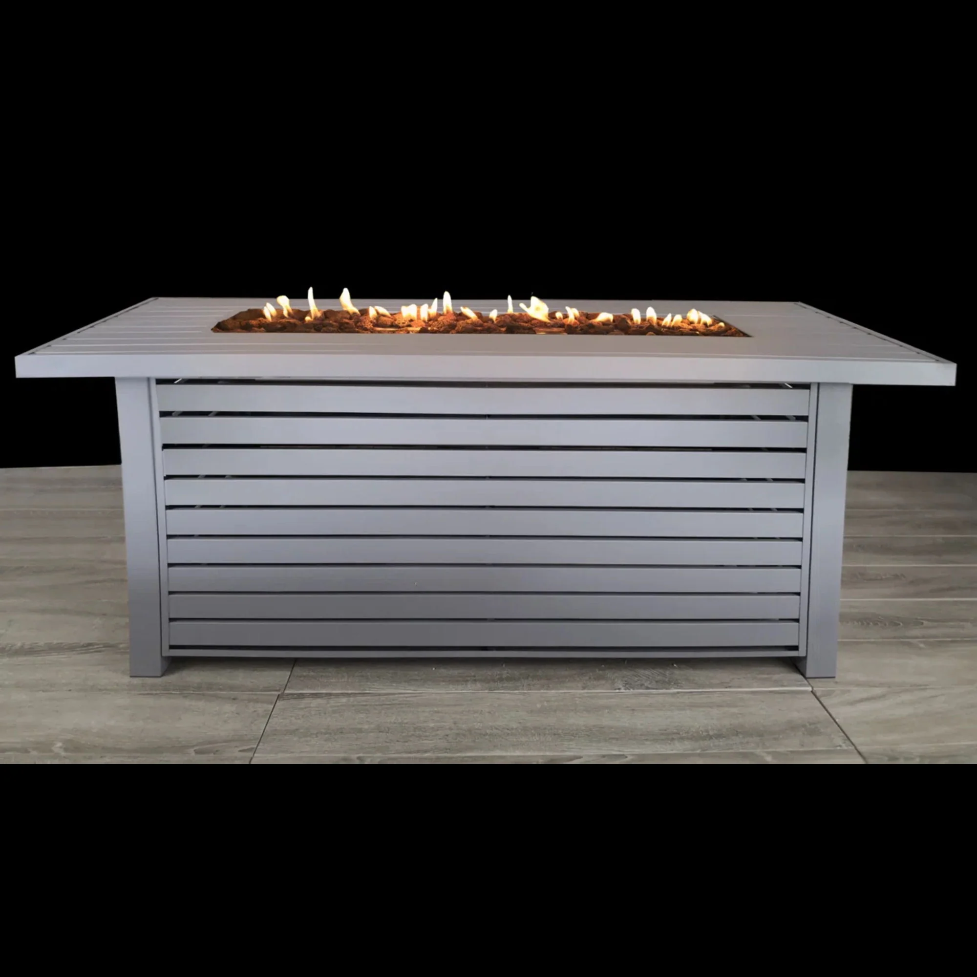 Propane / Gas Outdoor Fire Pit Table With Lid - Image 5