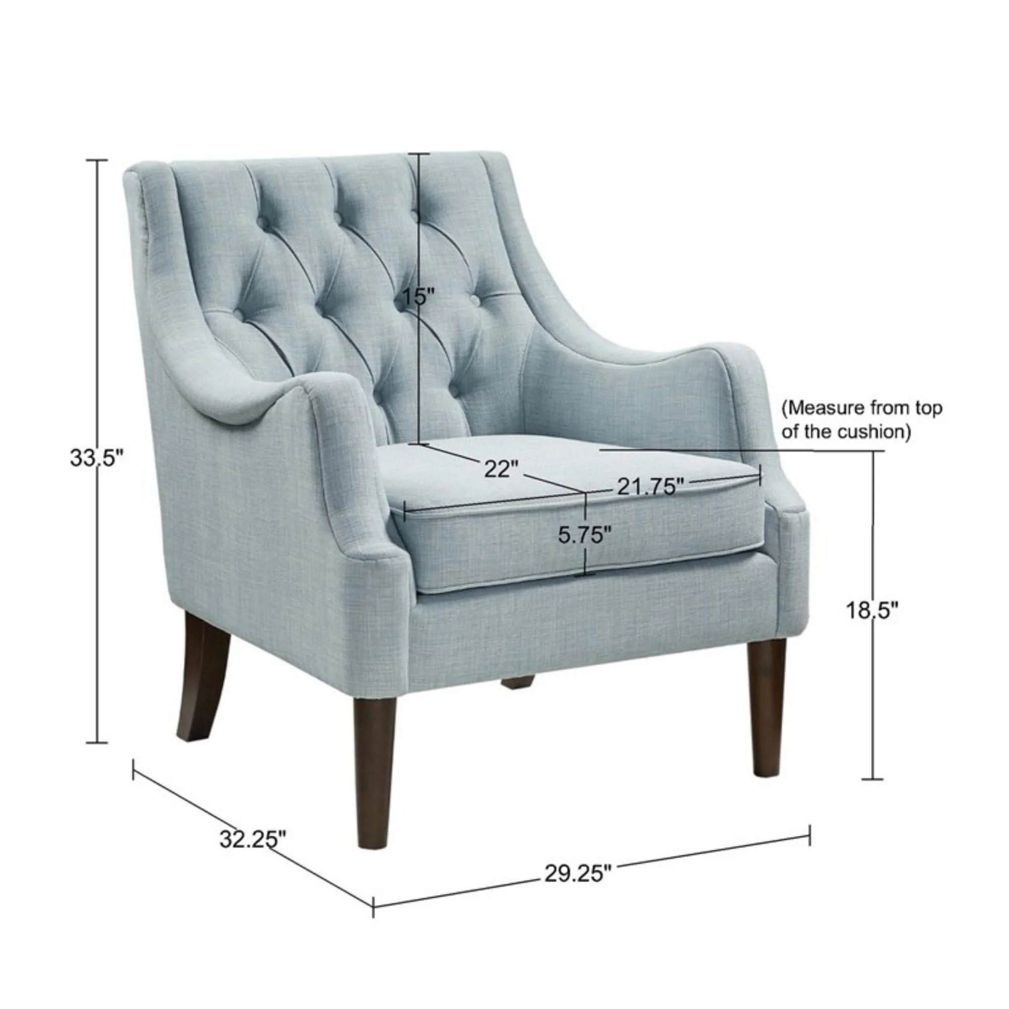 Qwen - Button Tufted Accent Chair - Image 8
