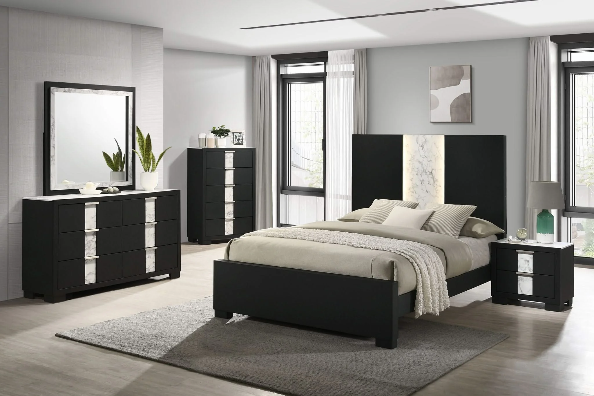 Rangley - King Bed - Black - Image 3