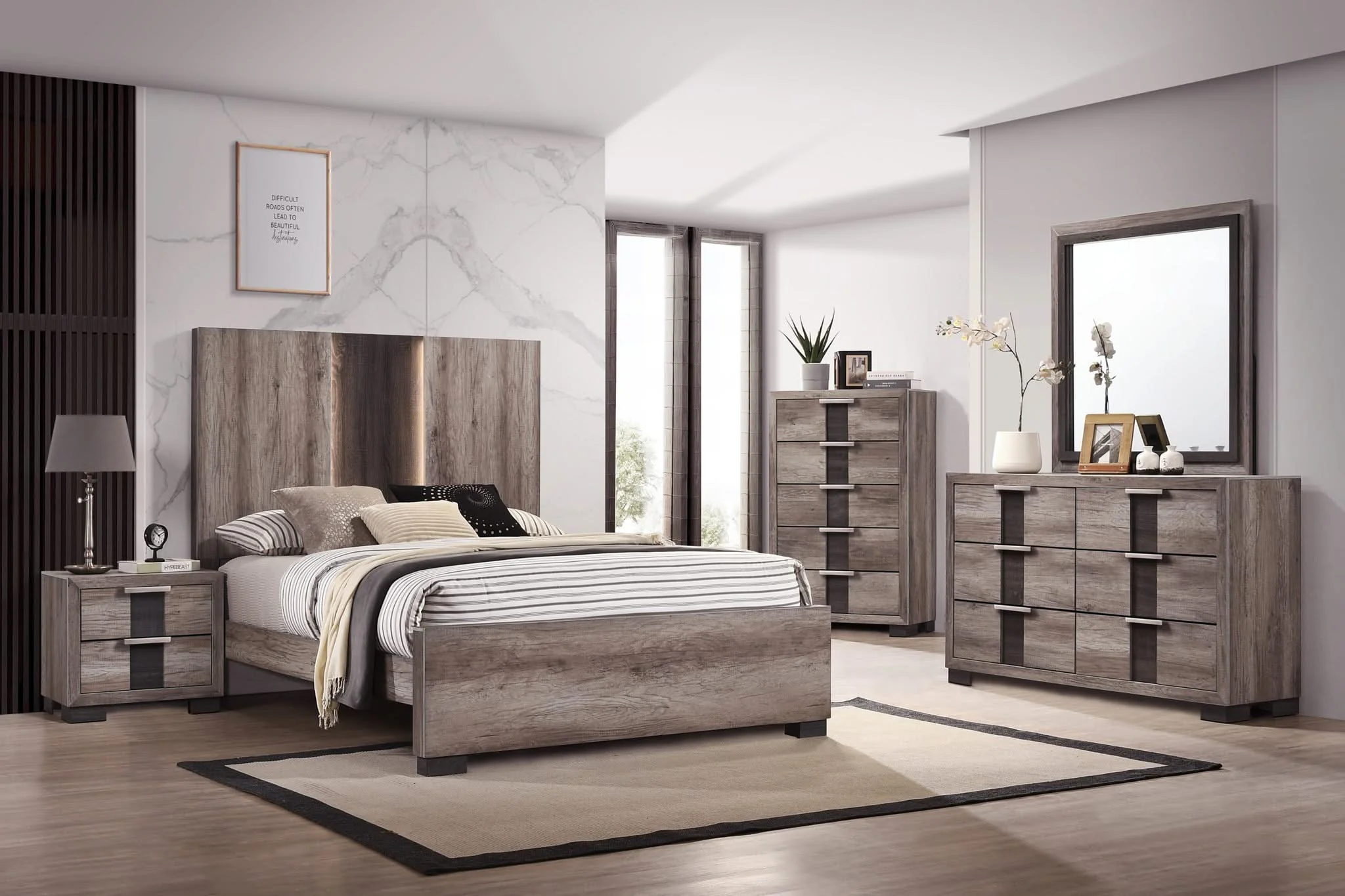Rangley - King Bed - Dark Gray - Image 2
