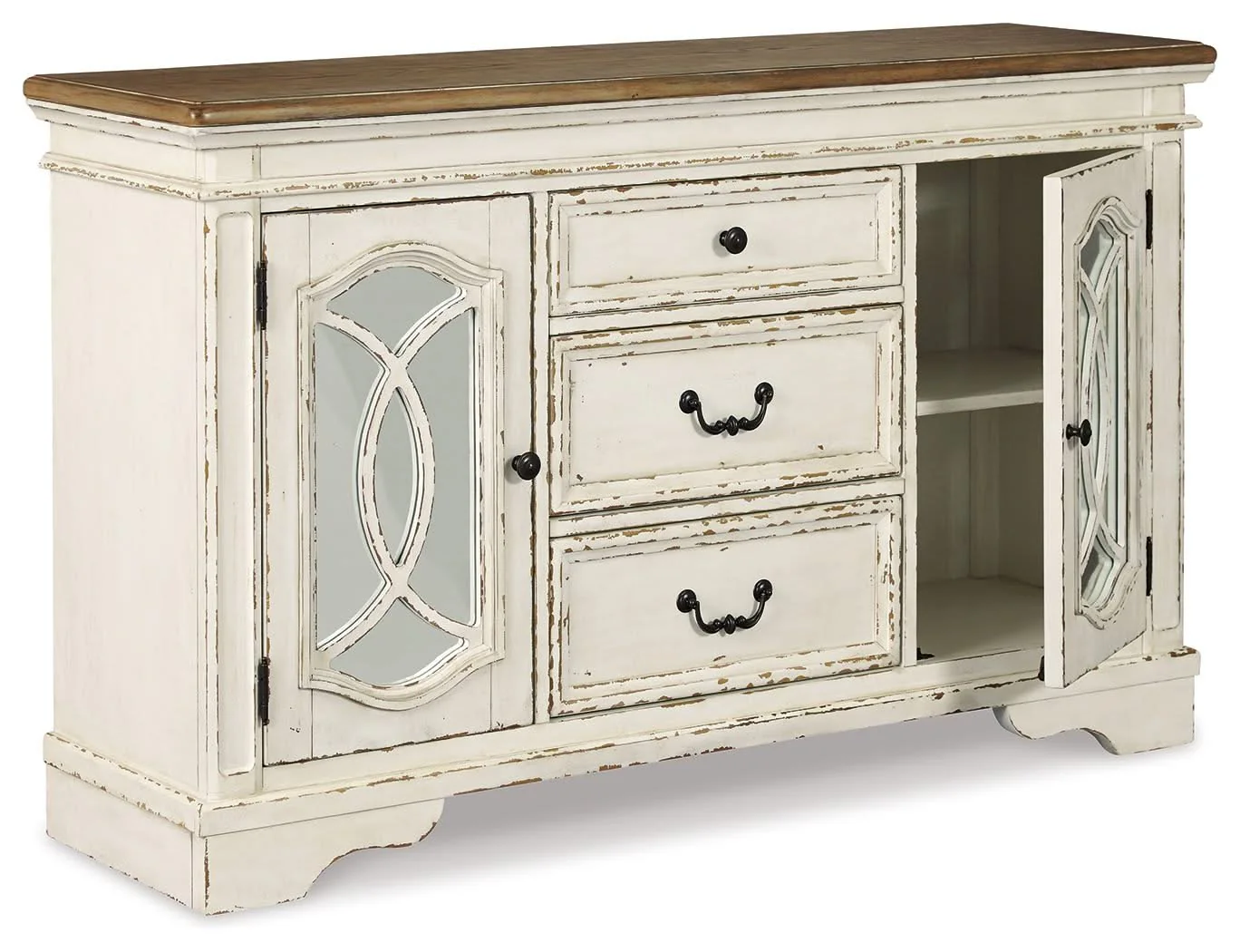 Realyn - Dining Room Server - Chipped White - Image 3