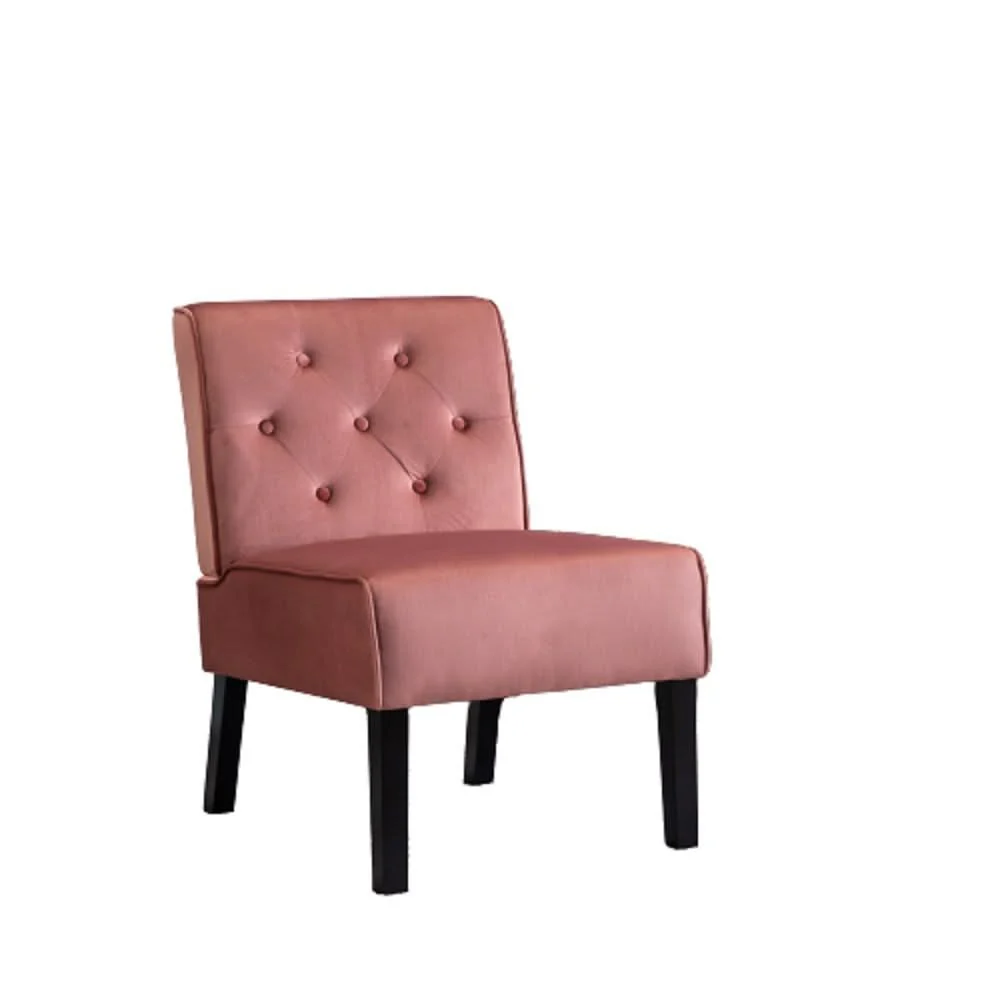 Reese - Living Room Armless Button Tufted Pattern Accent Chair (Set of 2) - Image 14