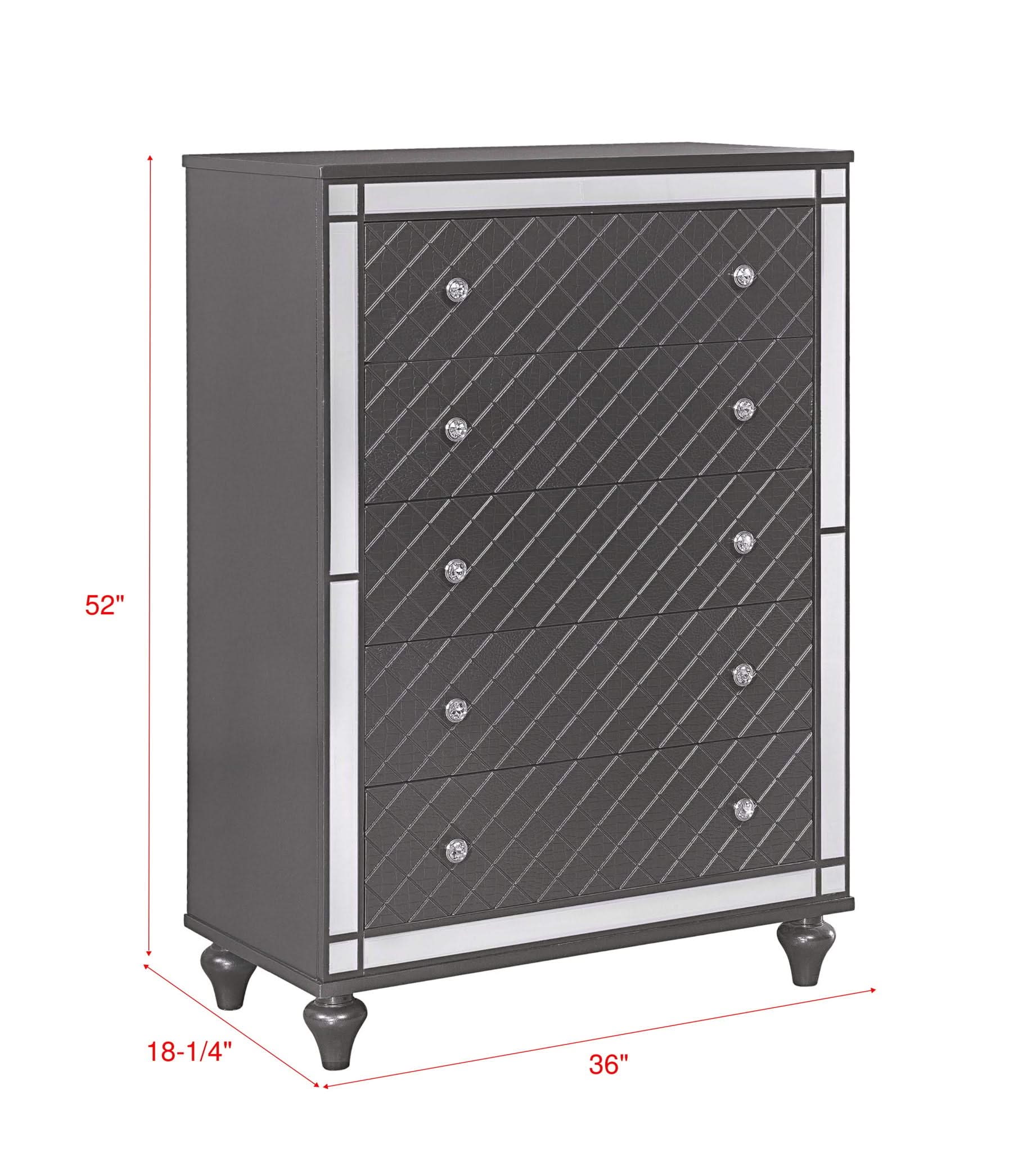 Refino - Chest - Gunmetal - Image 2