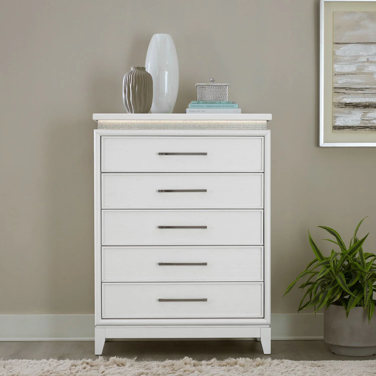 Reflections - 5 Drawer Chest With Lights - Image 2