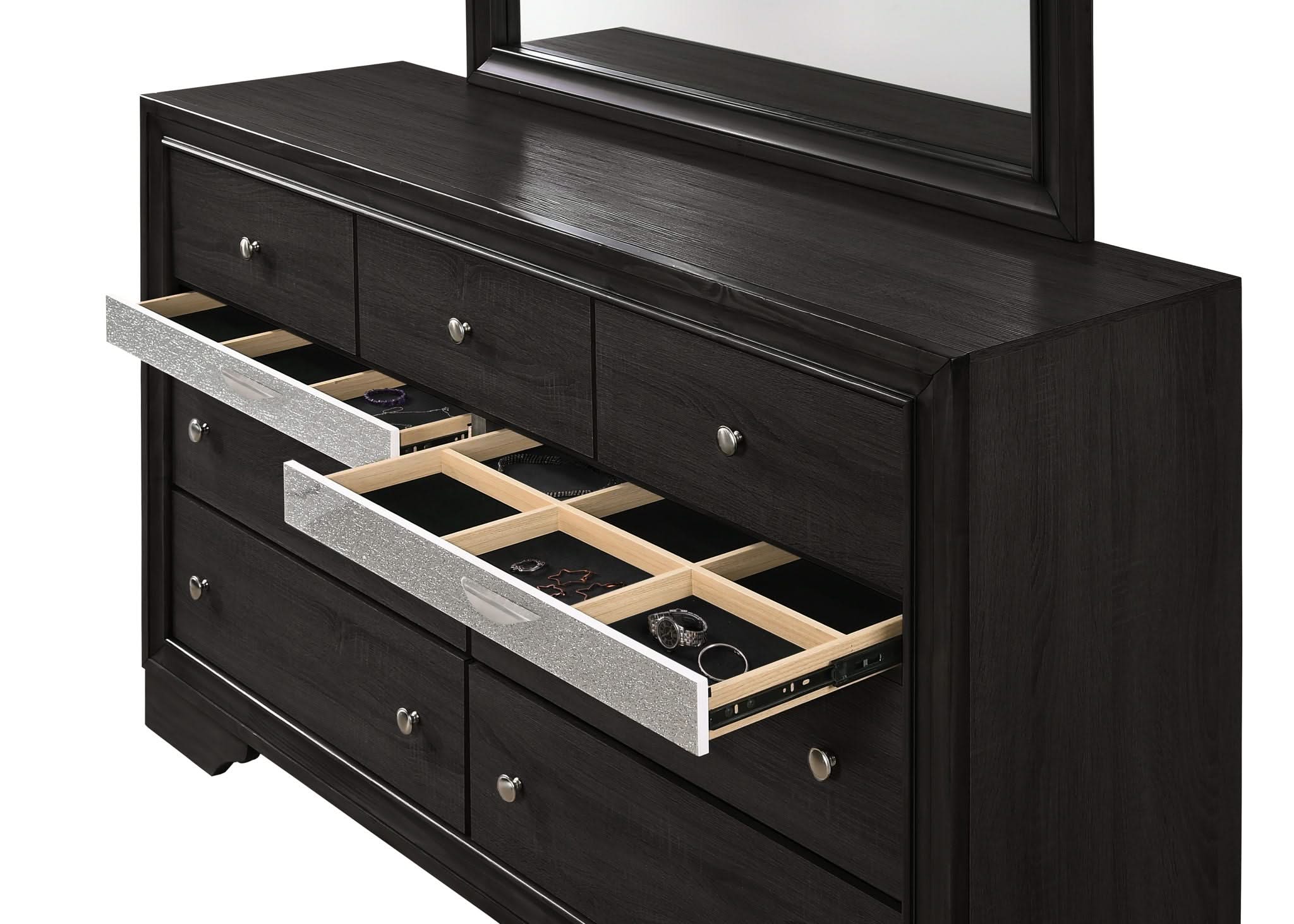 Regata - Dresser & Mirror - Black - Image 2
