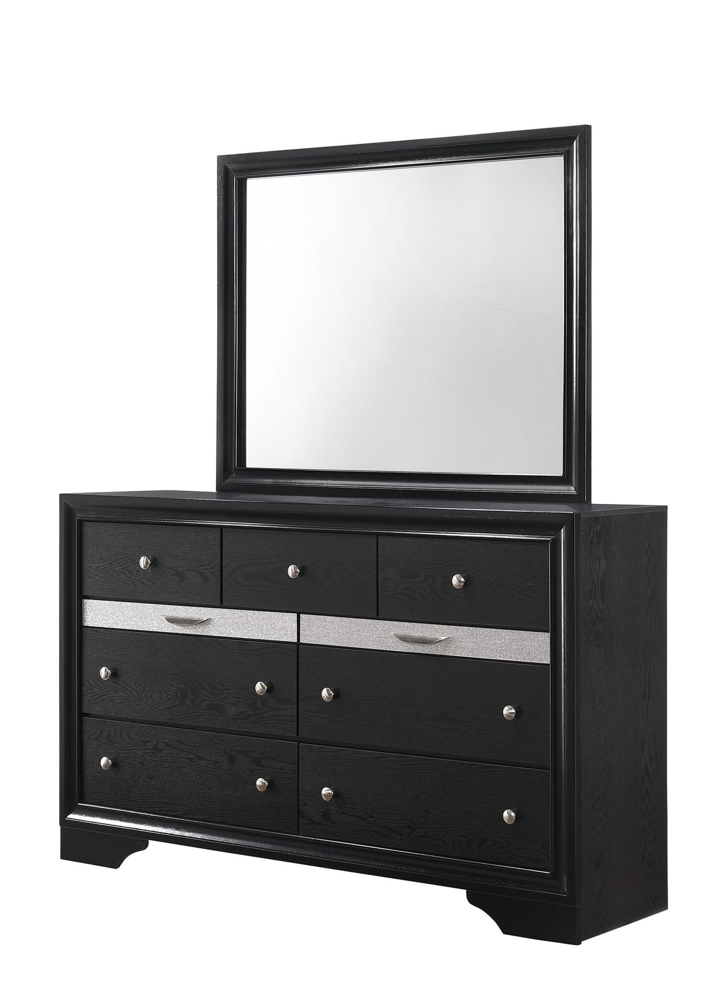 Regata - Queen 4 Piece Bedroom Set - Black - Image 2