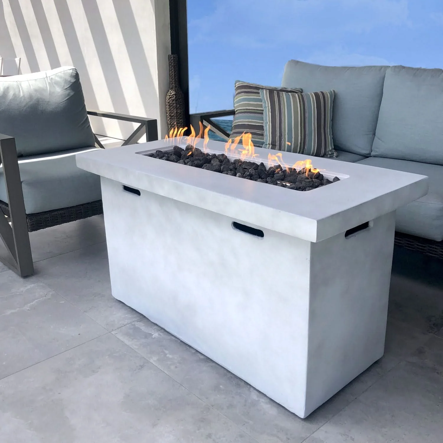 Reinforced - Propane Outdoor Fire Pit Table - Image 9