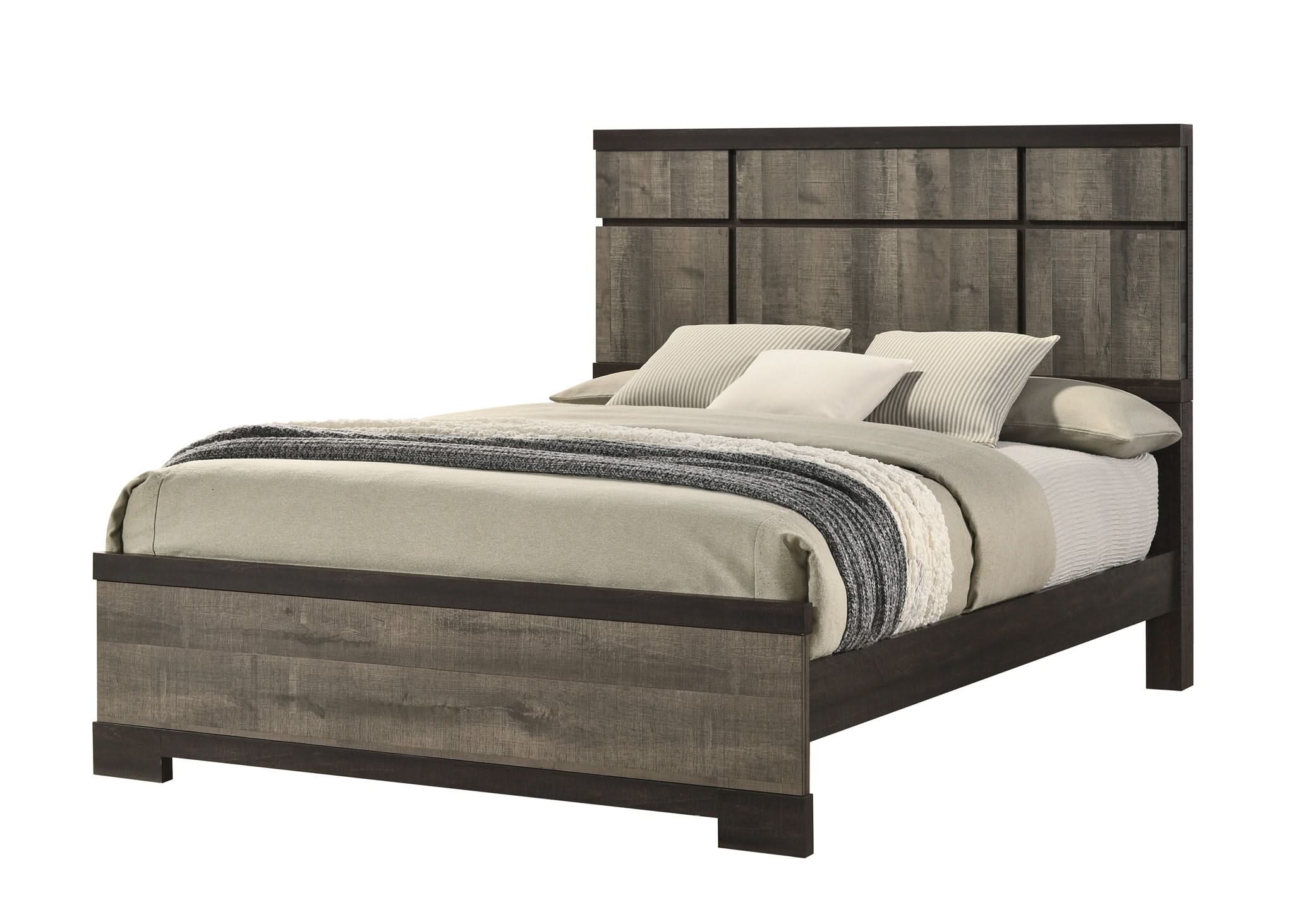 Remington - Queen Bed - Dark Brown