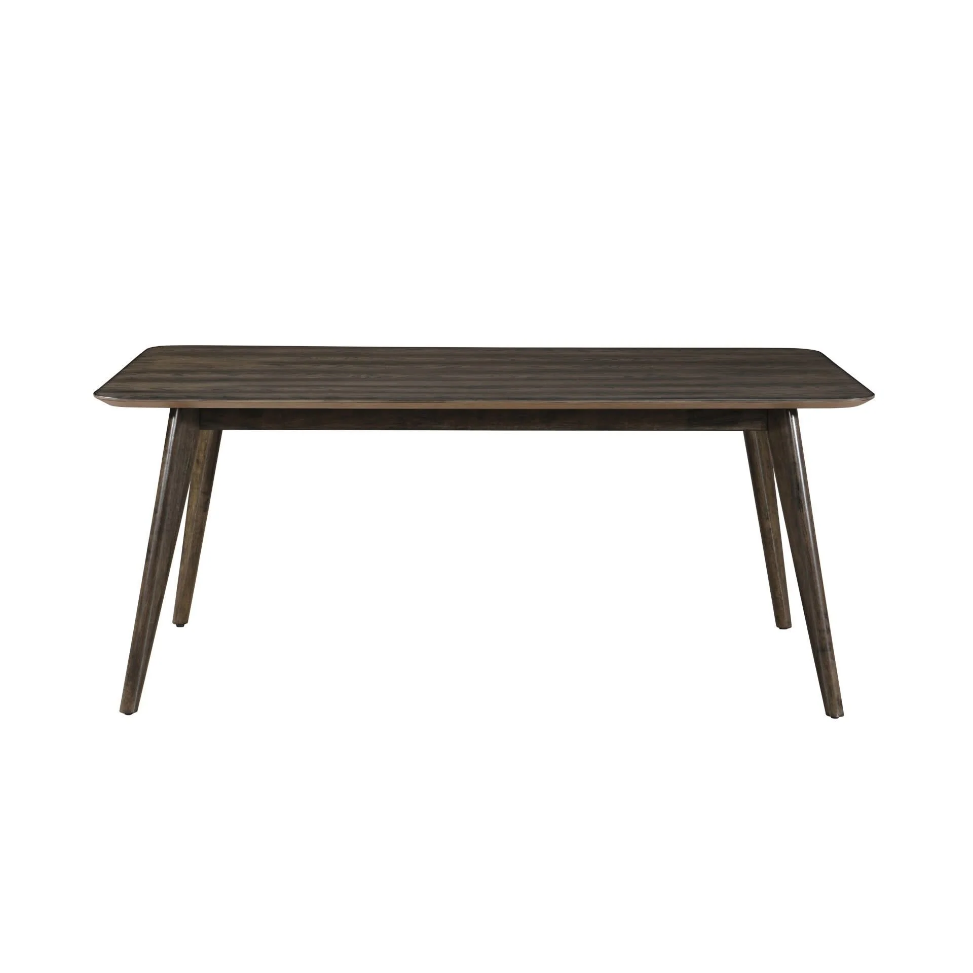 Rex - 72" Fixed Top Rectangle Dining Table - Walnut - Image 2