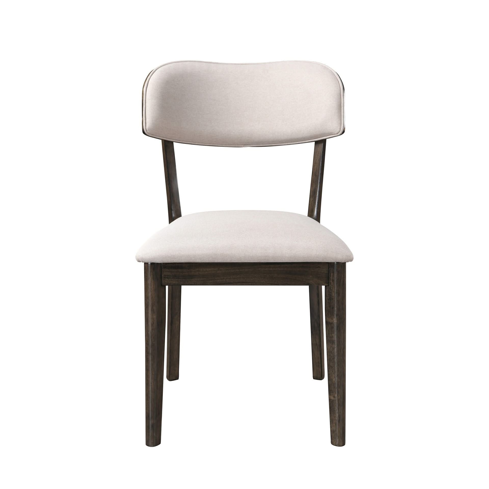 Rex - Open Back Dining Chair (Set of 2) - Brown And Beige - Image 3
