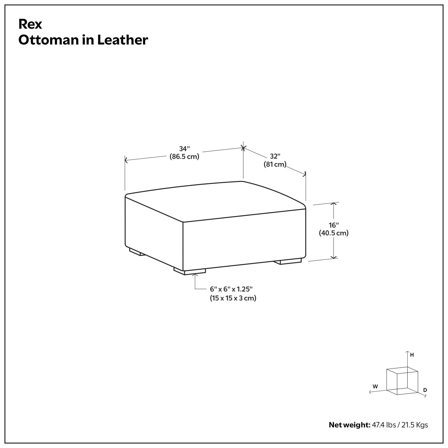 Rex - Ottoman - Image 7