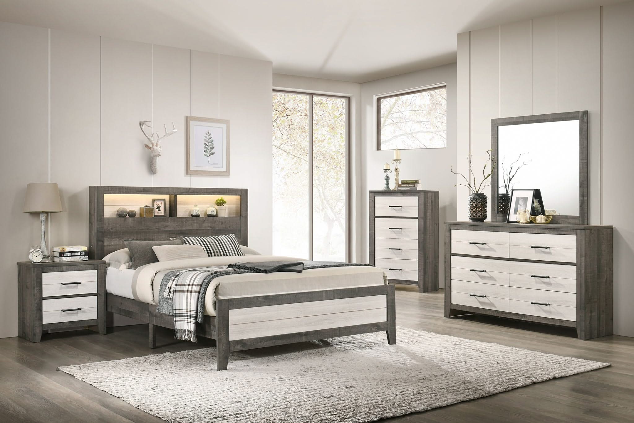 Rhett - Dresser - Chalk / Gray - Image 2