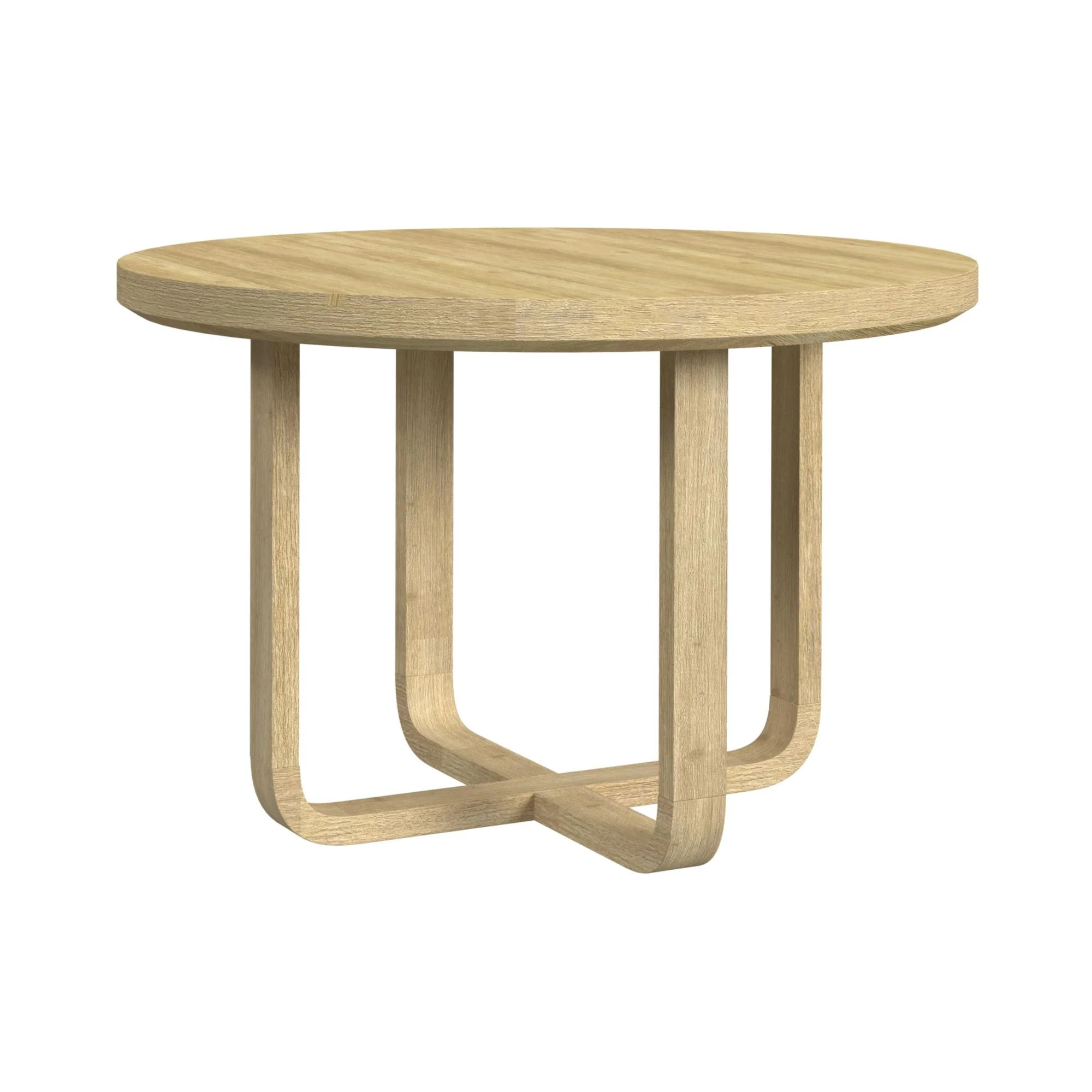 Ridgemont - 5 Piece Standard Height Dining Set (Round Table And Four Chairs) - Natural - Image 2