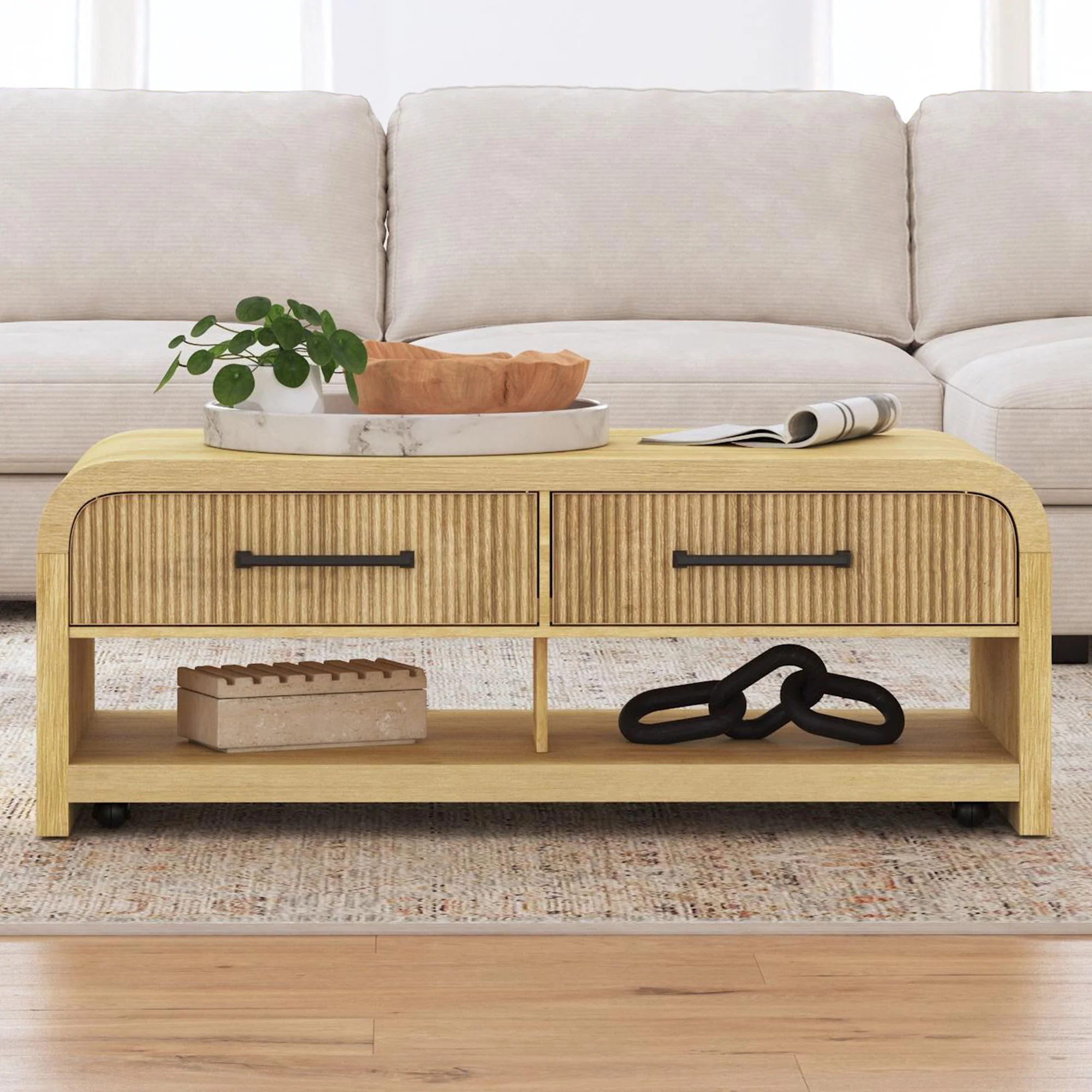 Ridgemont - Coffee Table With Casters - Image 5