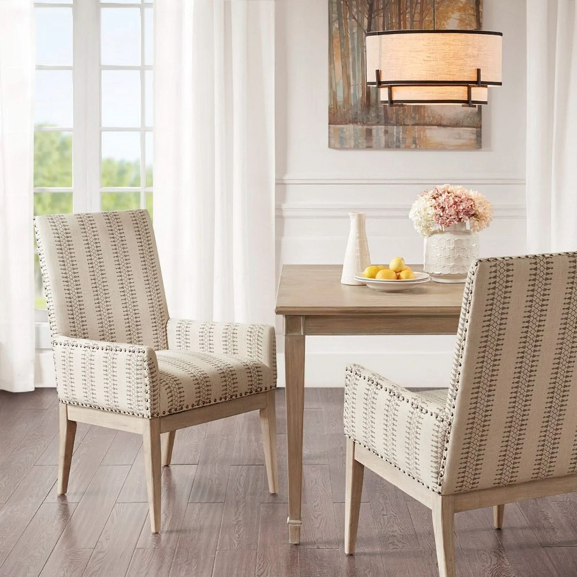 Rika - High Back Dining Armchair (Set of 2) - Natural - Image 4