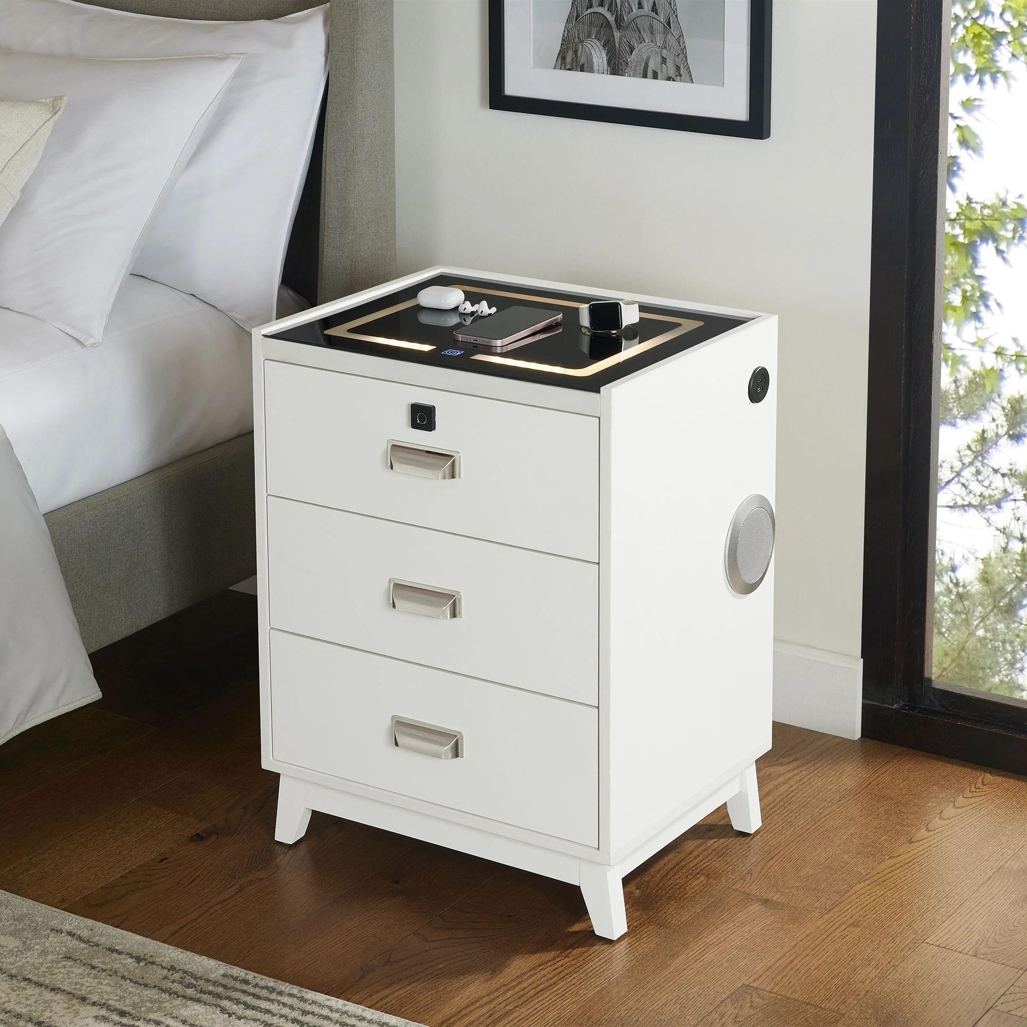 Rio - Nightstand With Electronic Features - Image 5