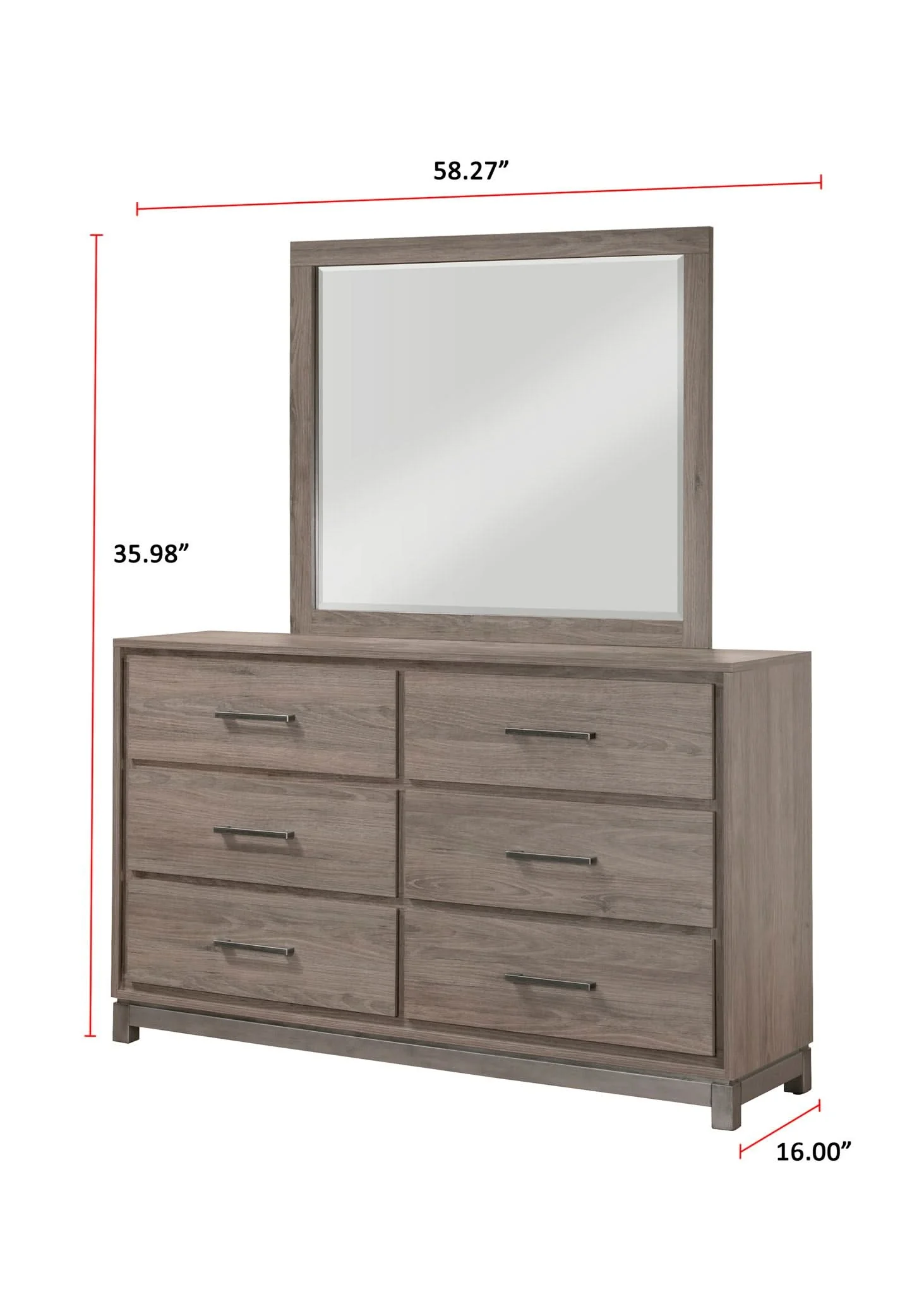 River - Dresser - Light Brown - Image 4