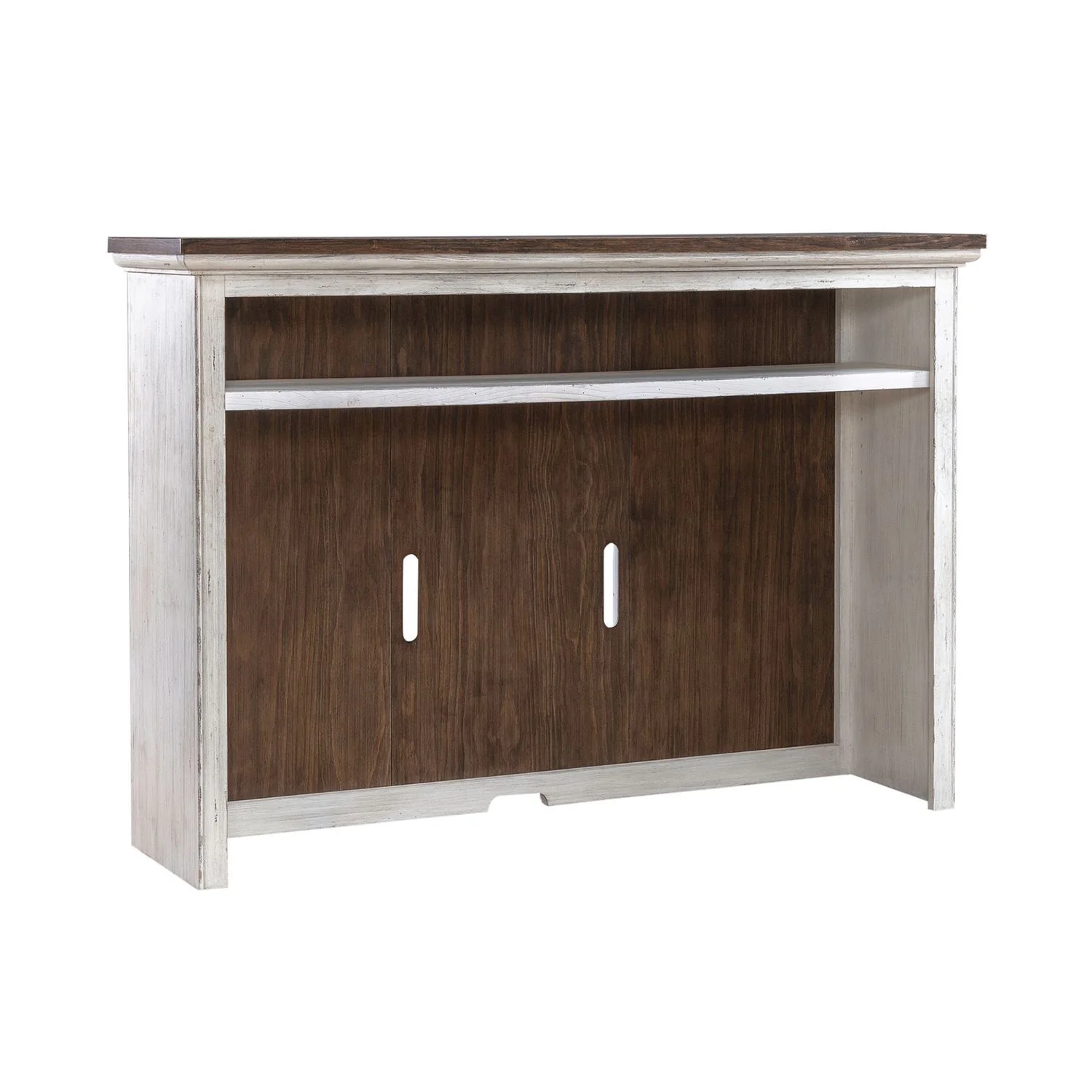 River Place - Entertainment Hutch - Riverstone White & Tobacco - Image 2