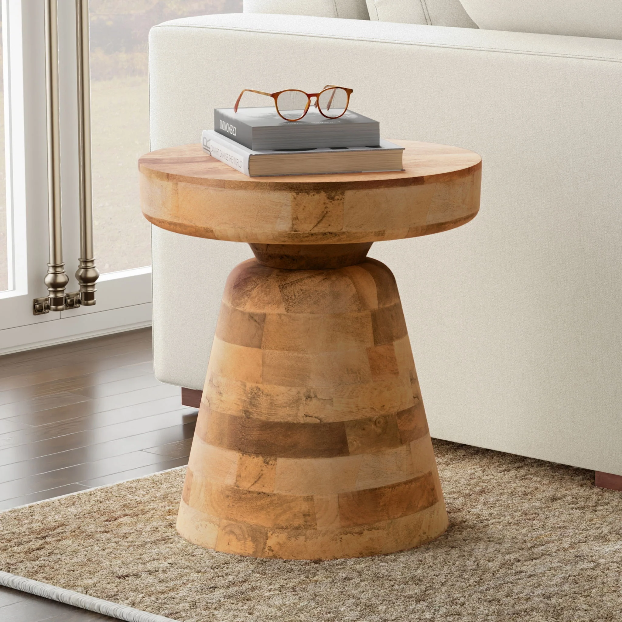 Robbie - Handcrafted Accent Table - Image 10