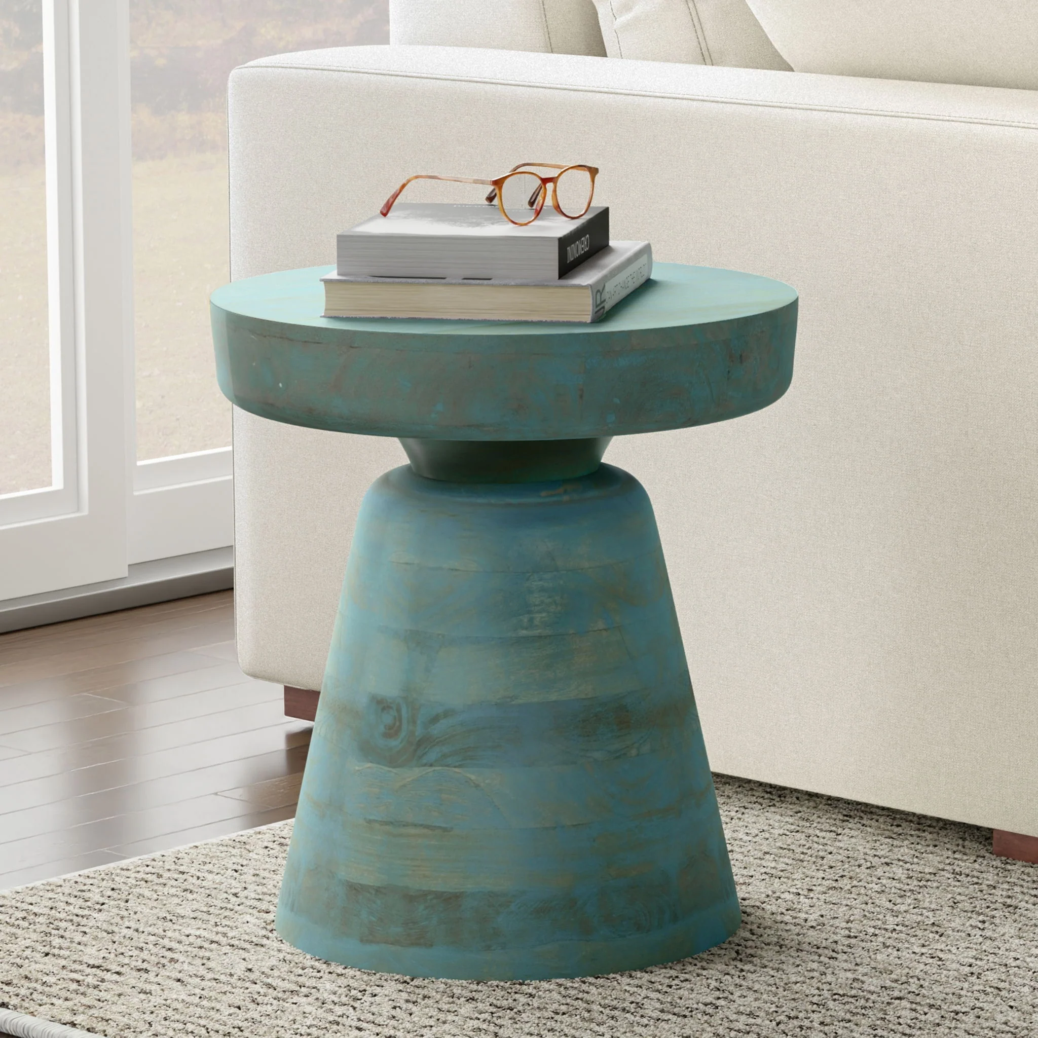 Robbie - Handcrafted Accent Table - Image 9