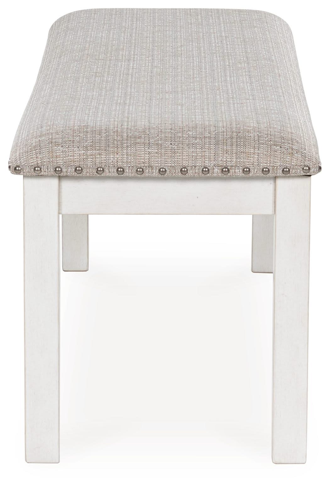 Robbinsdale - Large Upholstered Dining Room Bench - Antique White - Image 2