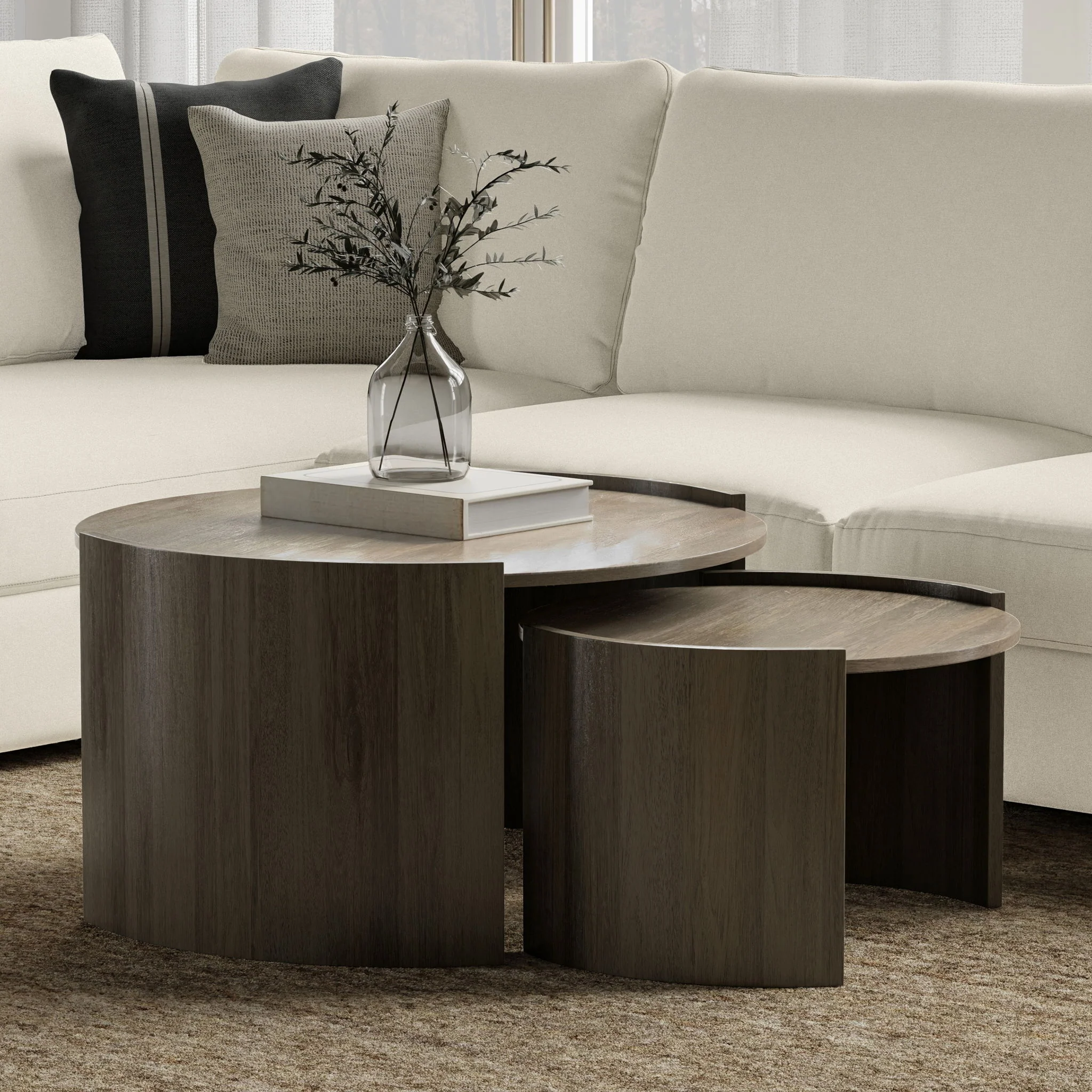 Robin - 2 Piece Nesting Table - Gray - Image 4