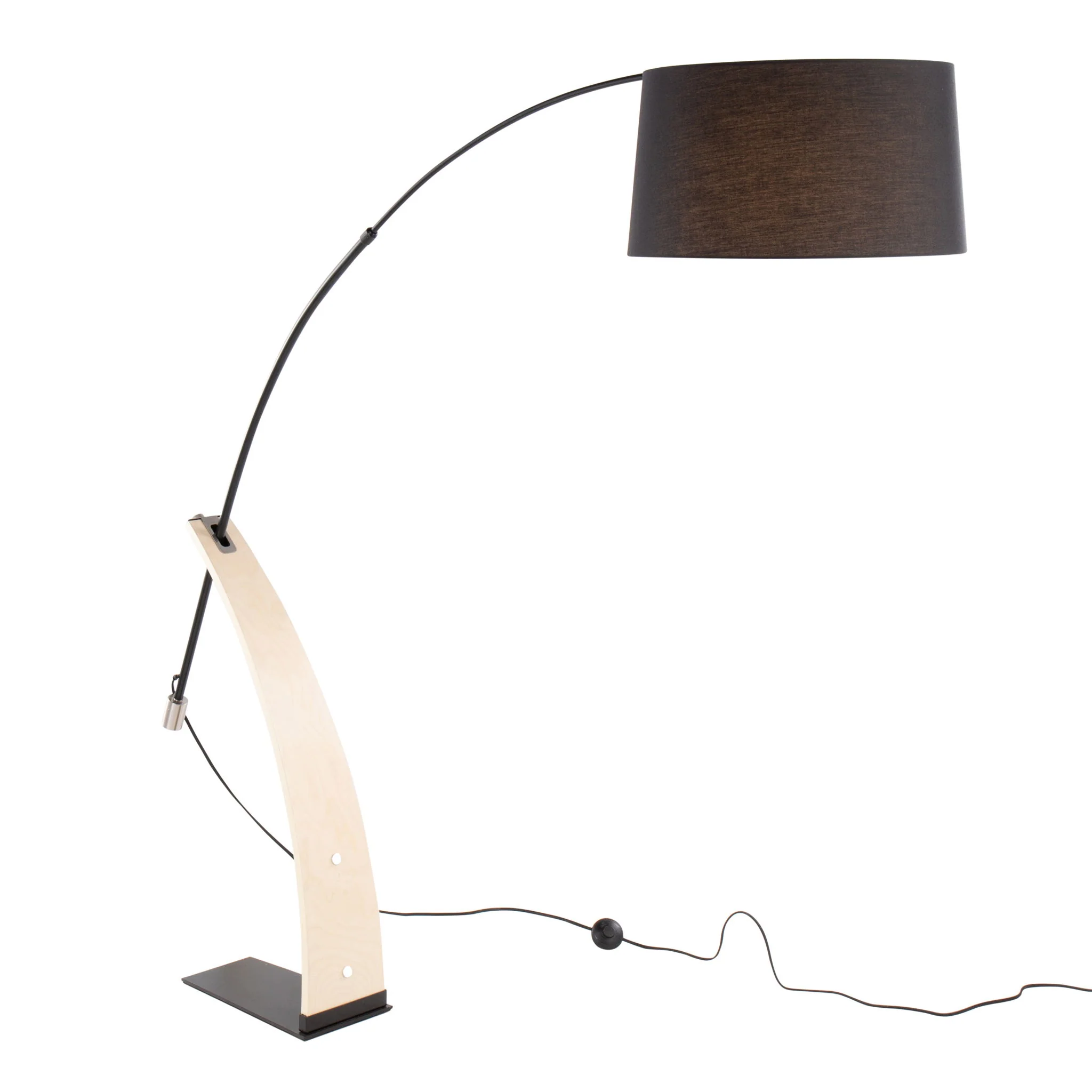 Robyn - Floor Lamp - Natural / Black - Image 2