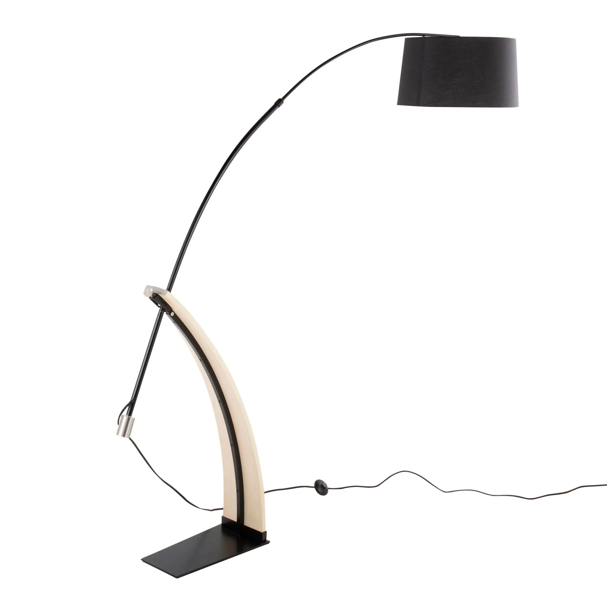 Robyn - Floor Lamp - Natural / Black - Image 4