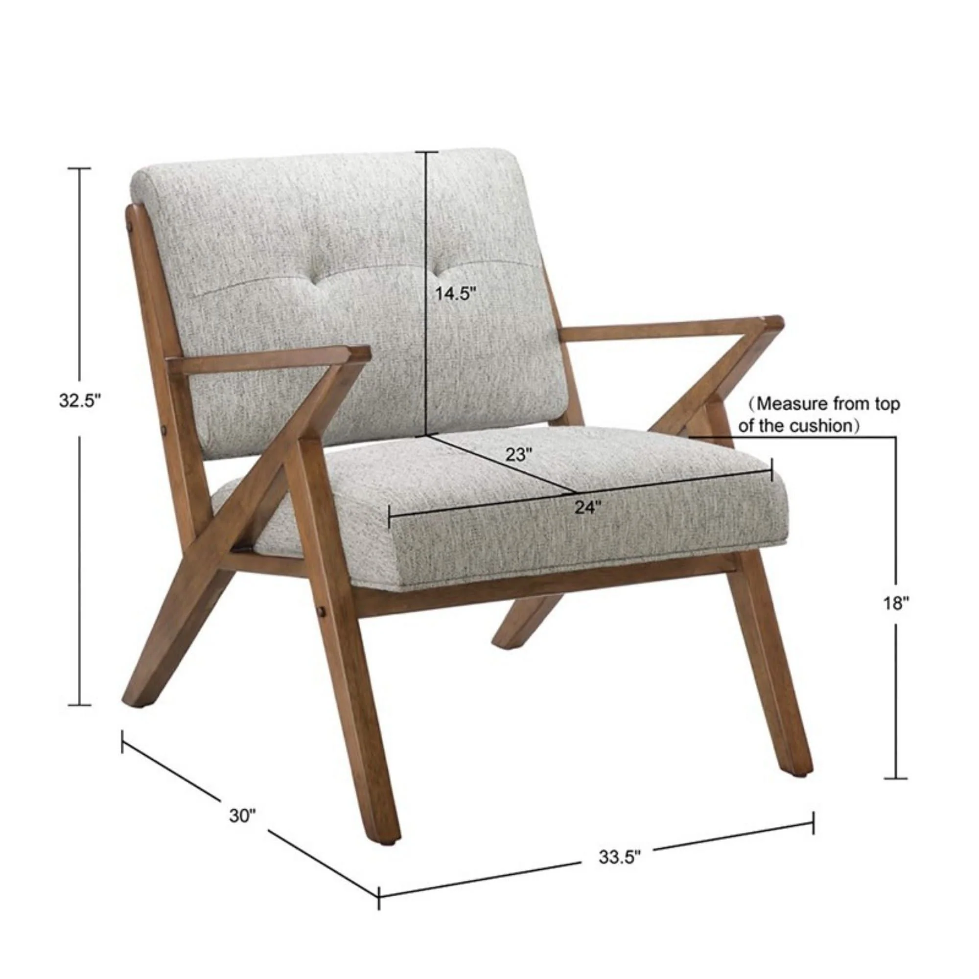Rocket - Lounge Chair - Light Gray - Image 4