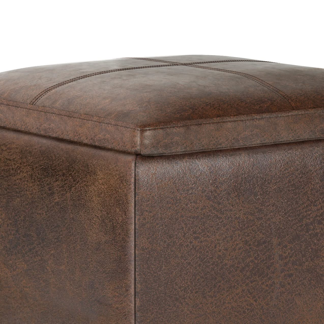 Rockwood - Upholstered Cube Storage Ottoman With Tray - Image 18