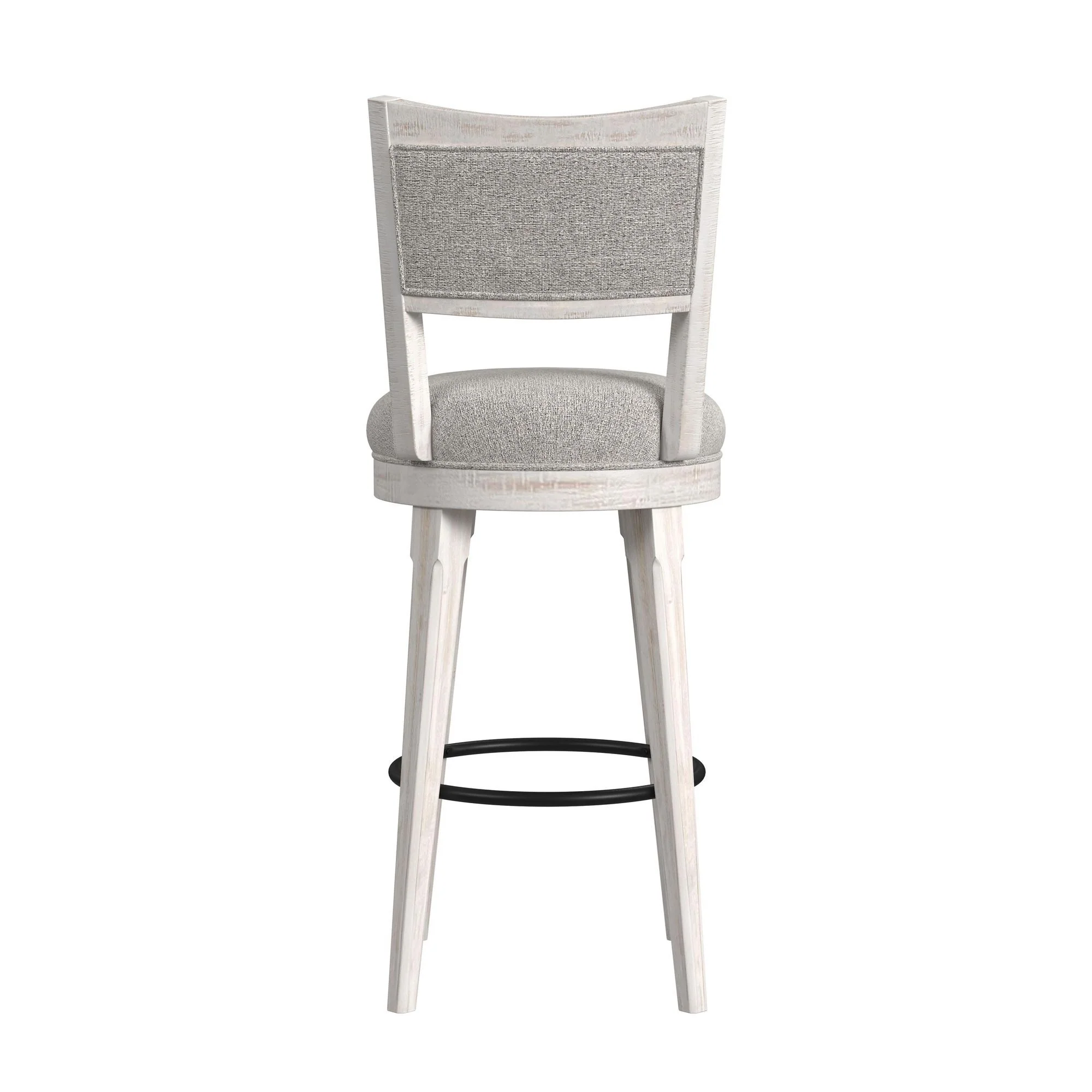 Rogen Rustic - Swivel Bar Stool (Set of 2) - Rustic White - Image 3