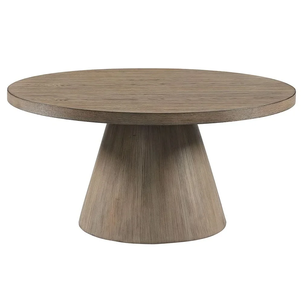 Portland Grey 3PC Cocktail Table Set with Pedestal Base and Scandinavian Design - Image 2