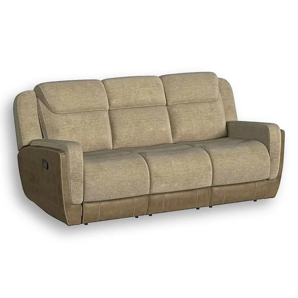 Hornet Beige Contemporary Reclining Sofa – Available in Manual or Power Reclining - Image 2